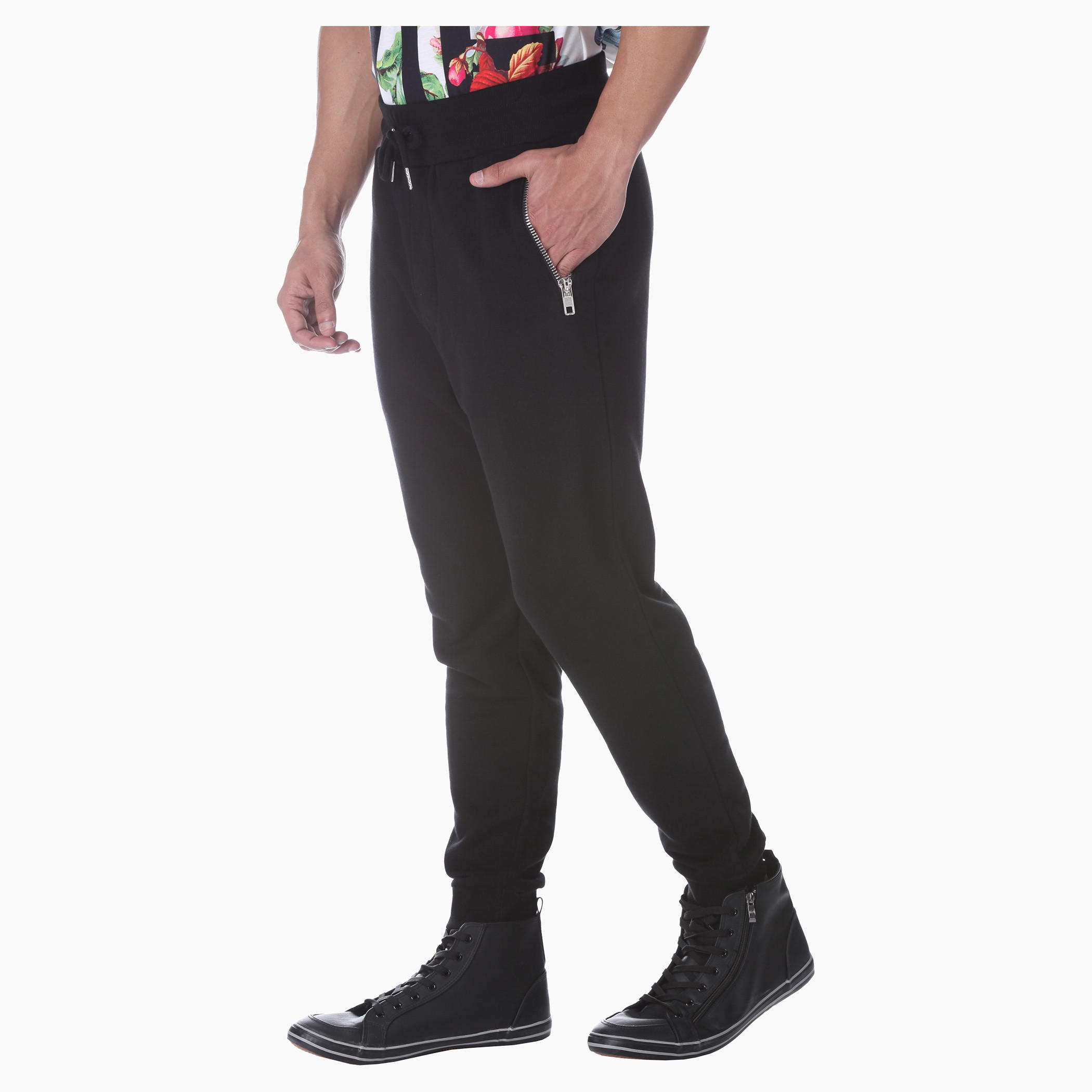 Solid Colour Jog Pants-men-clothing-bottoms-joggers-image-3