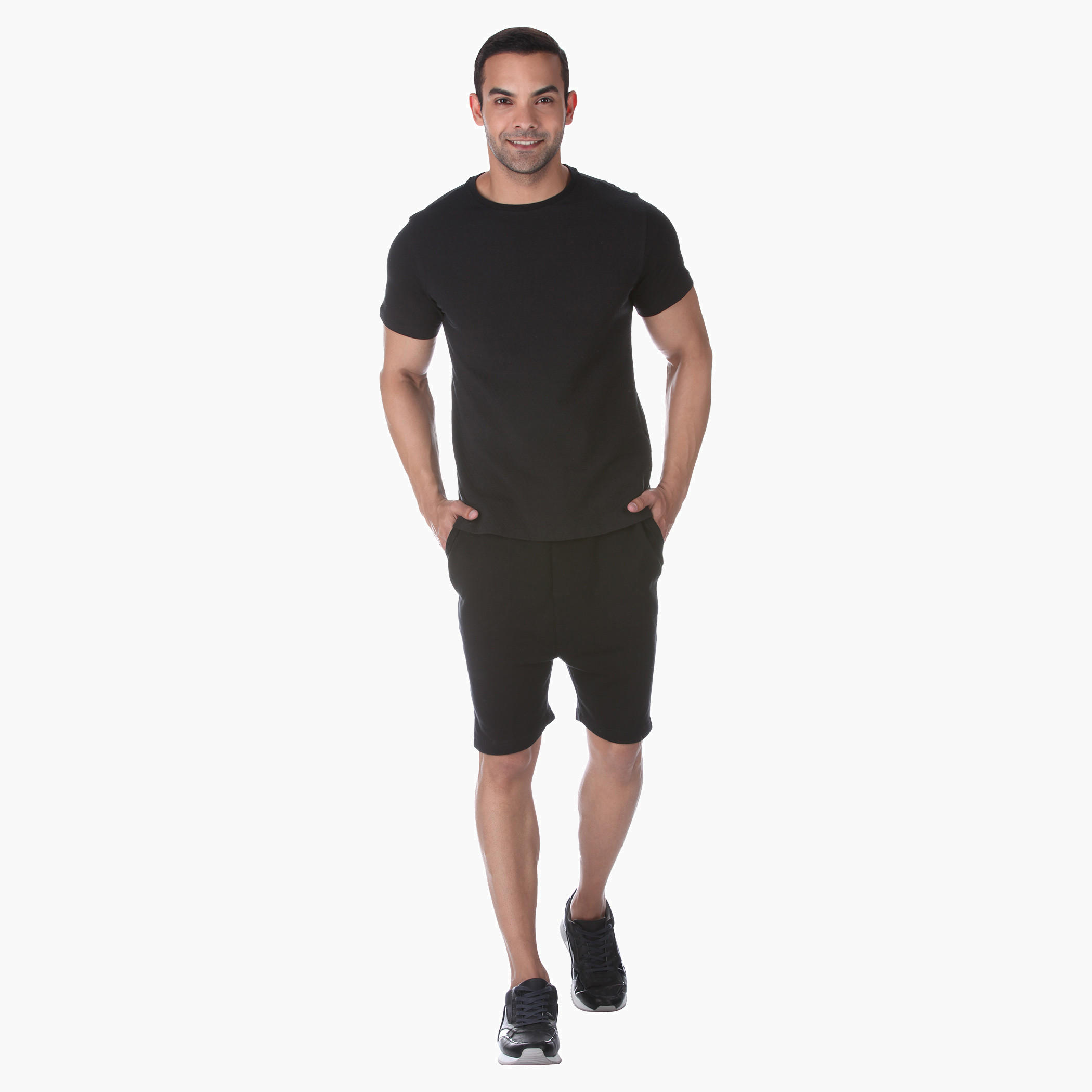Solid Colour Shorts-men-clothing-bottoms-shorts-image-5