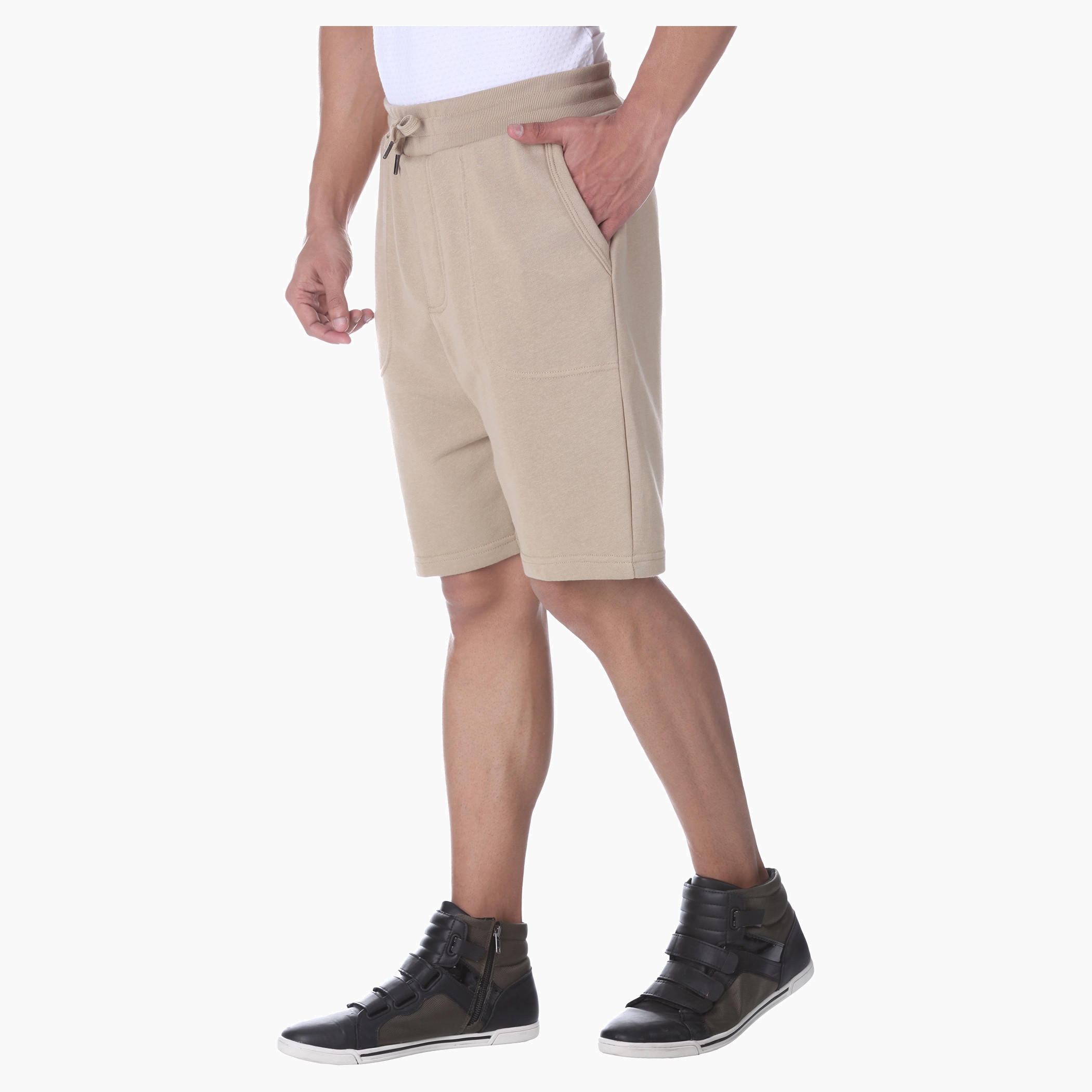 Solid Colour Shorts-men-clothing-bottoms-shorts-image-3