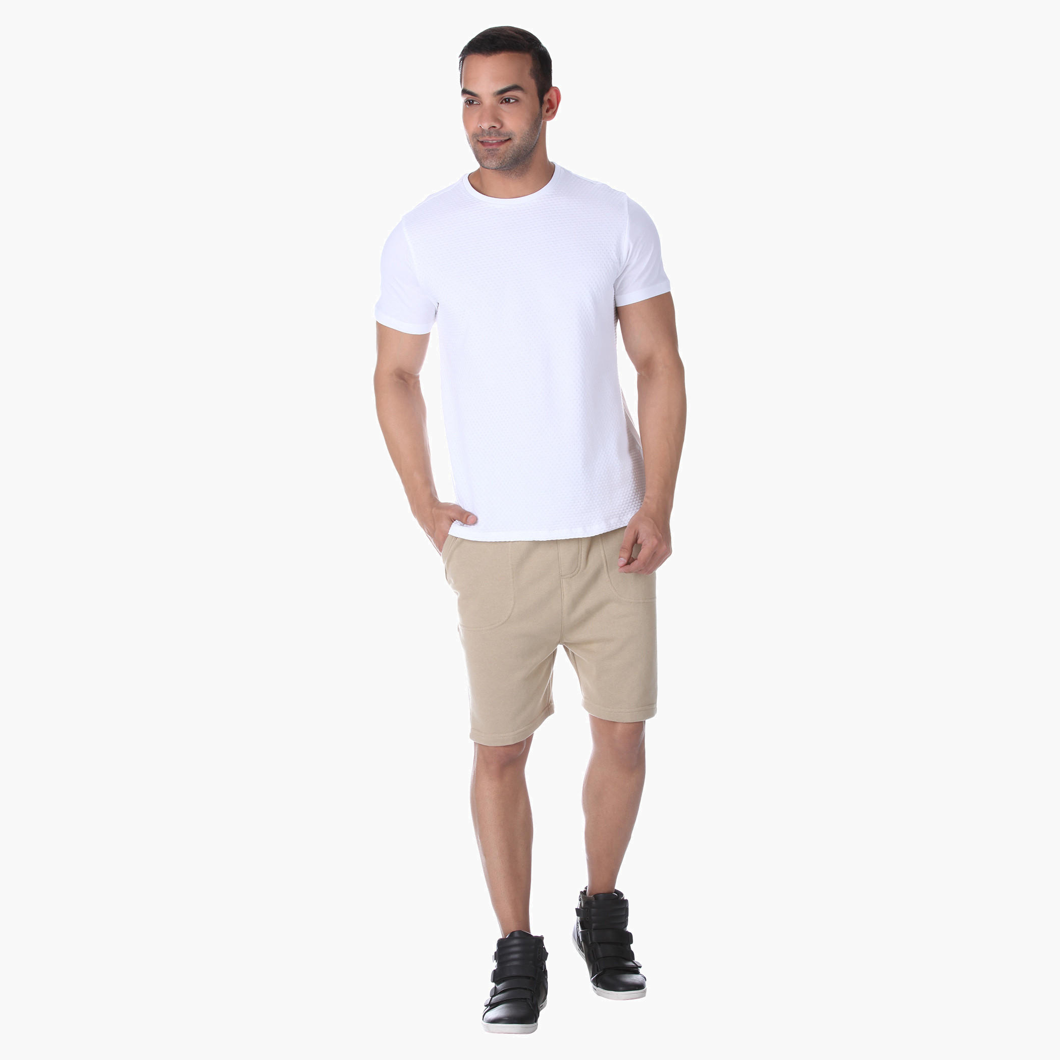 Solid Colour Shorts-men-clothing-bottoms-shorts-image-1