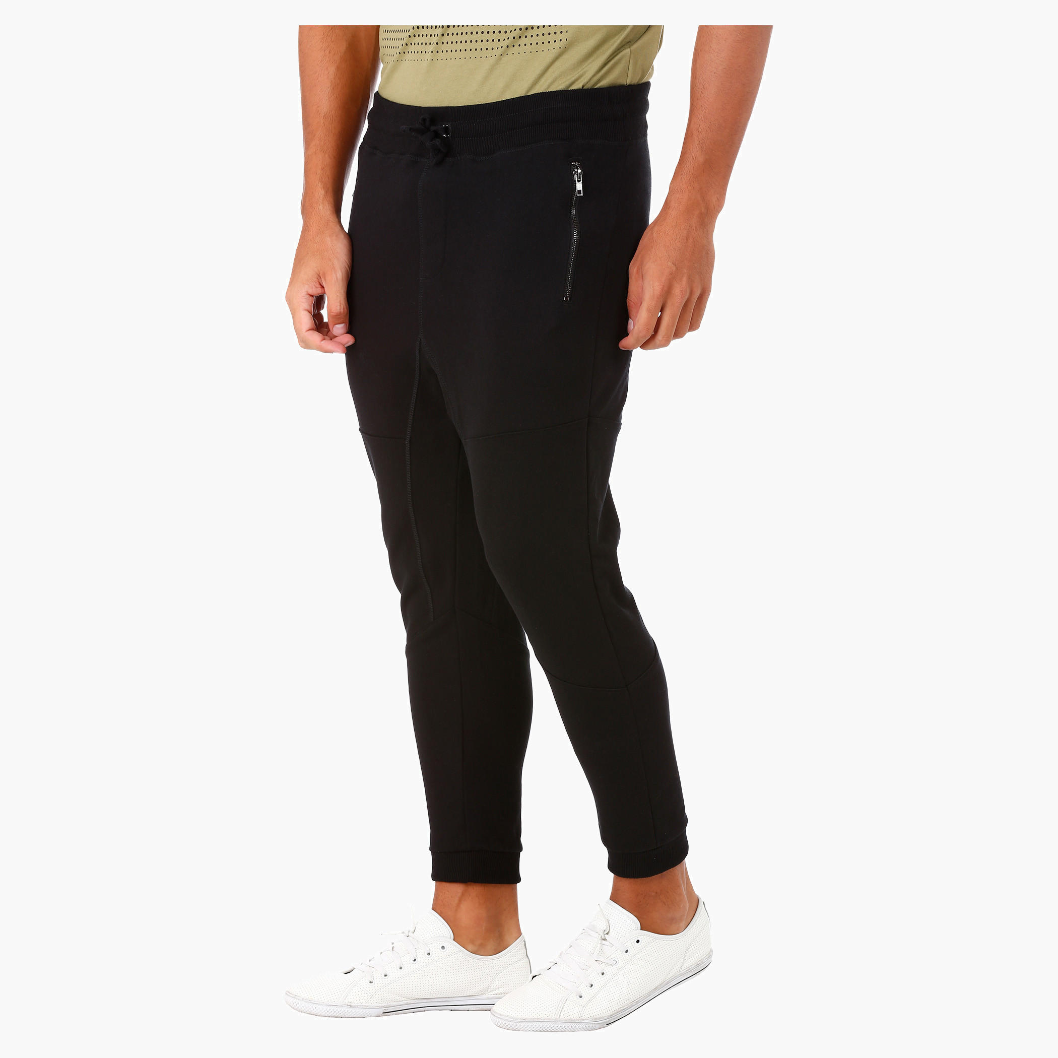 Jogger Trousers with Zipper Pocket details in Regular Fit-men-clothing-bottoms-joggers-image-8