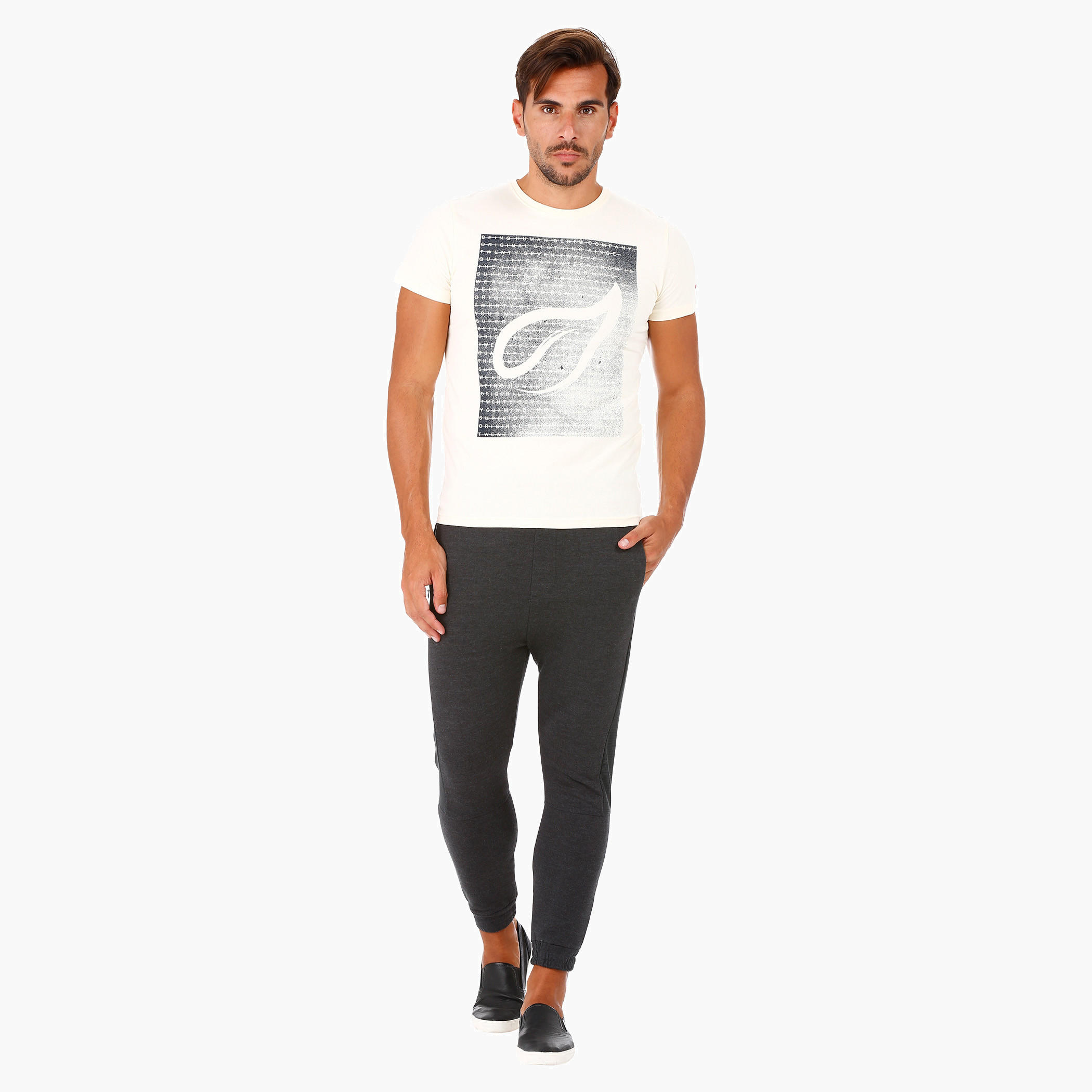 Knitted Jogger Trousers in Regular Fit-men-clothing-bottoms-joggers-image-1