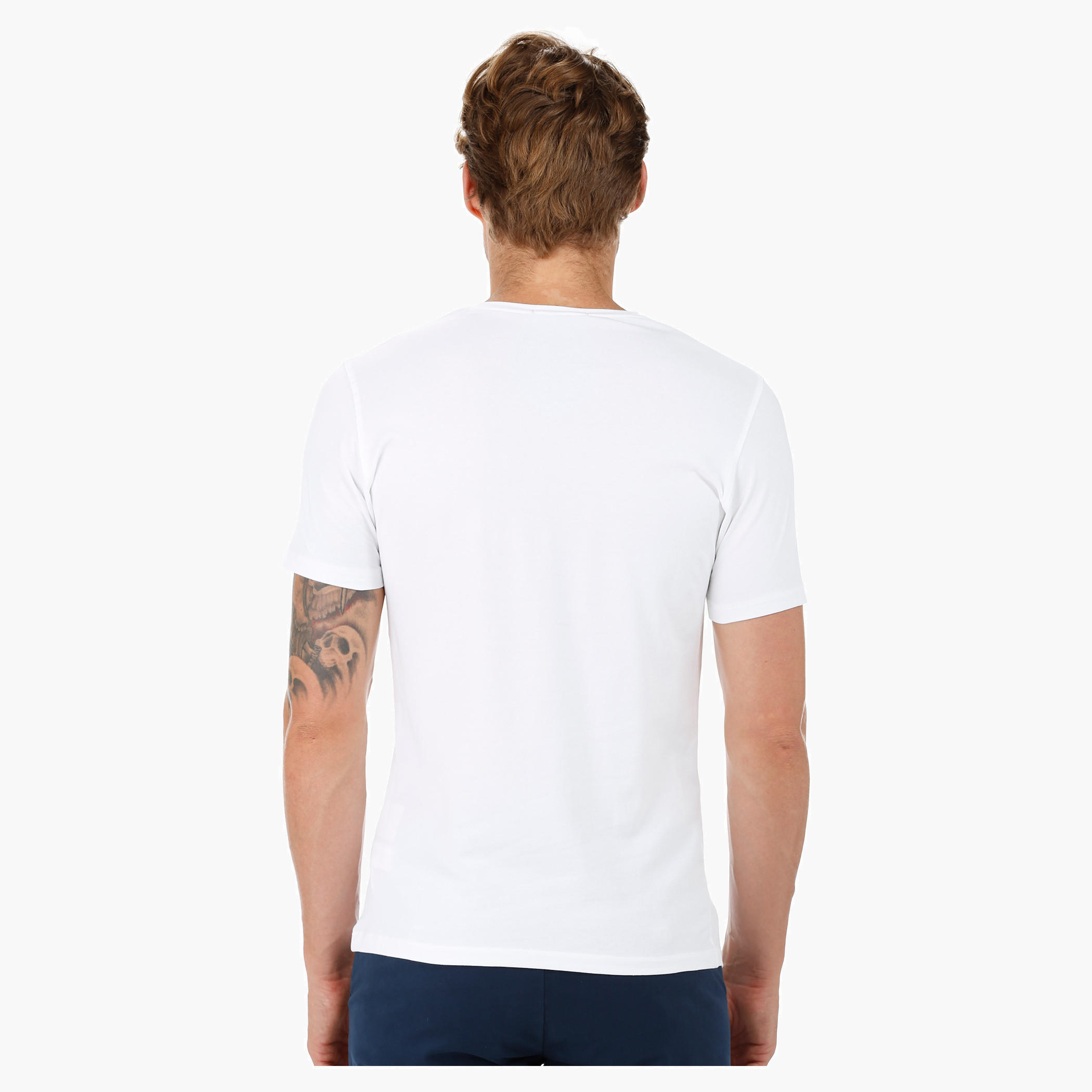 Short-sleeved V-neck T-shirt-men-clothing-tshirtsandpolos-tshirts-image-7