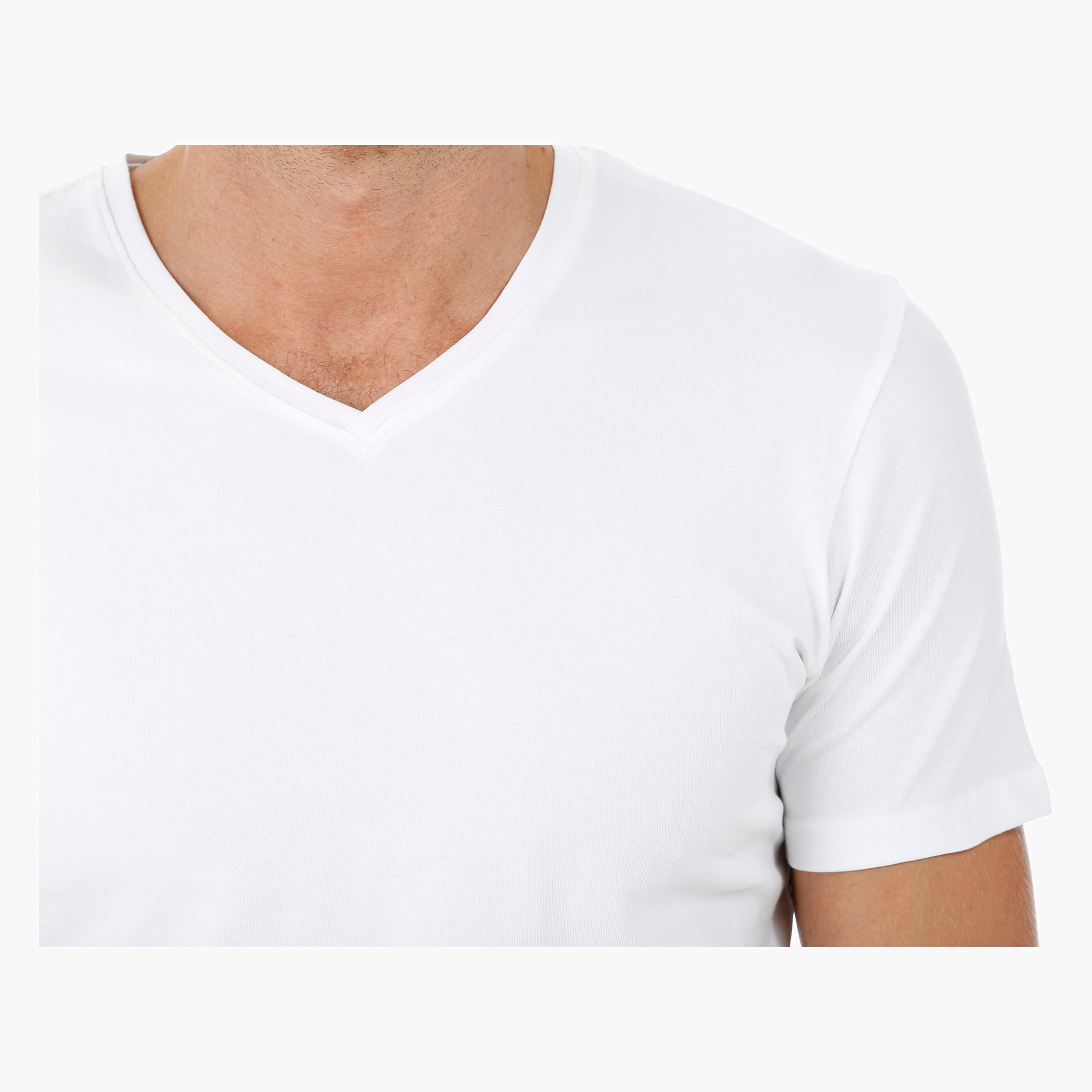 Short-sleeved V-neck T-shirt-men-clothing-tshirtsandpolos-tshirts-image-9