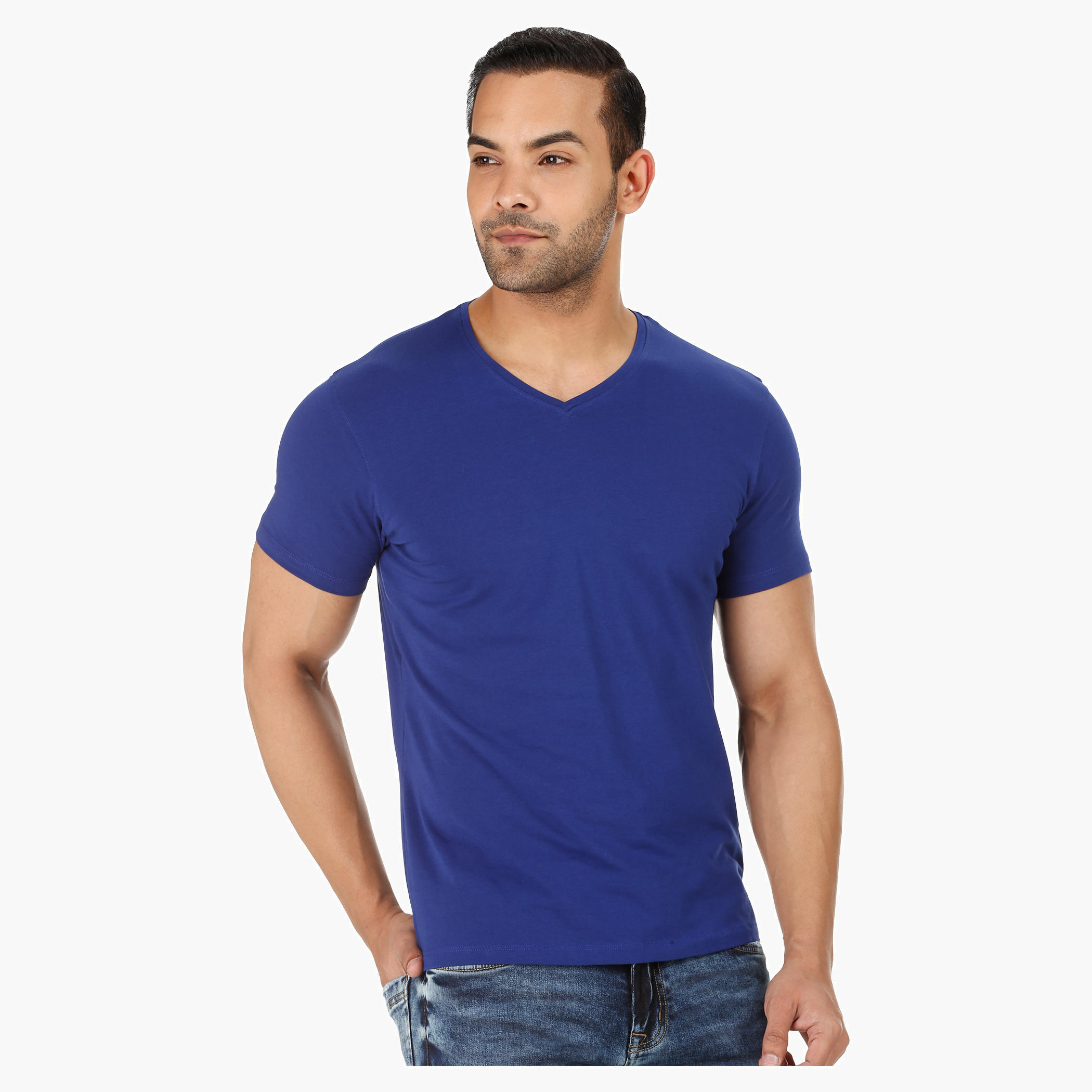 Casual V Neck T-Shirt-men-clothing-tshirtsandpolos-tshirts-image-5