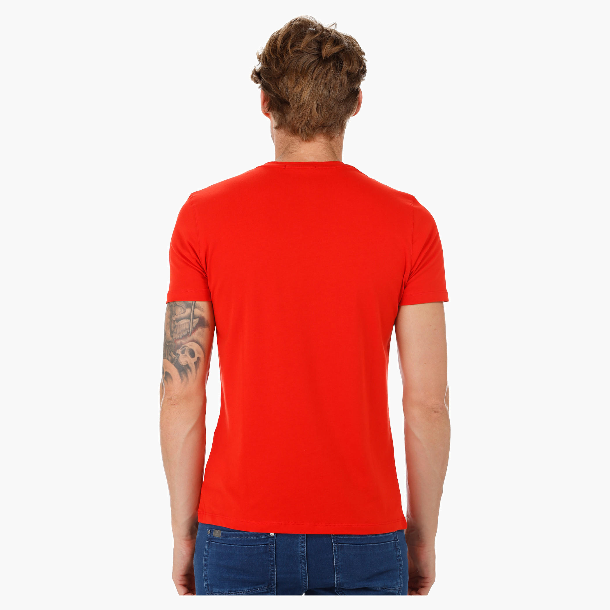Short-sleeved V-neck T-shirt-men-clothing-tshirtsandpolos-tshirts-image-12