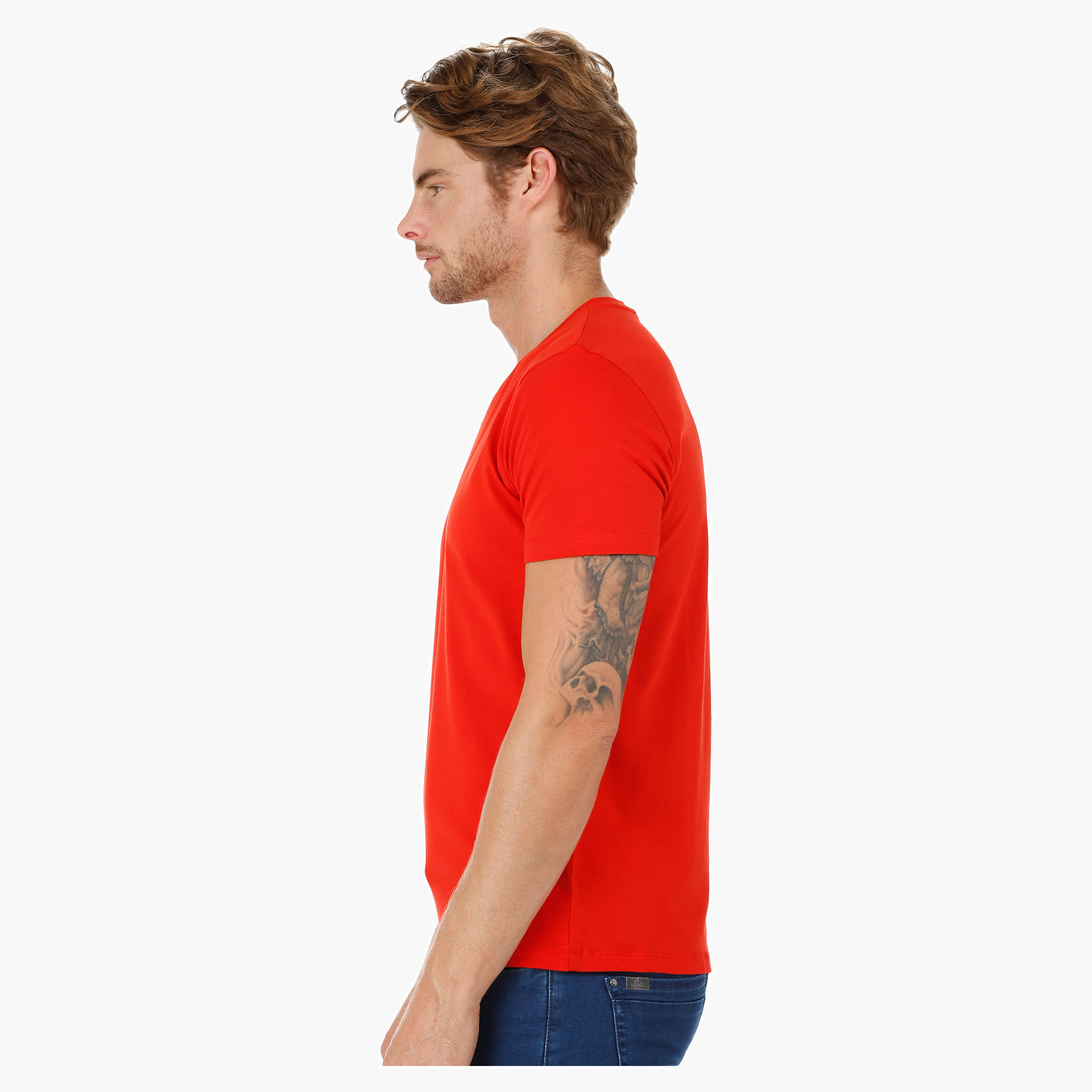 Short-sleeved V-neck T-shirt-men-clothing-tshirtsandpolos-tshirts-image-13