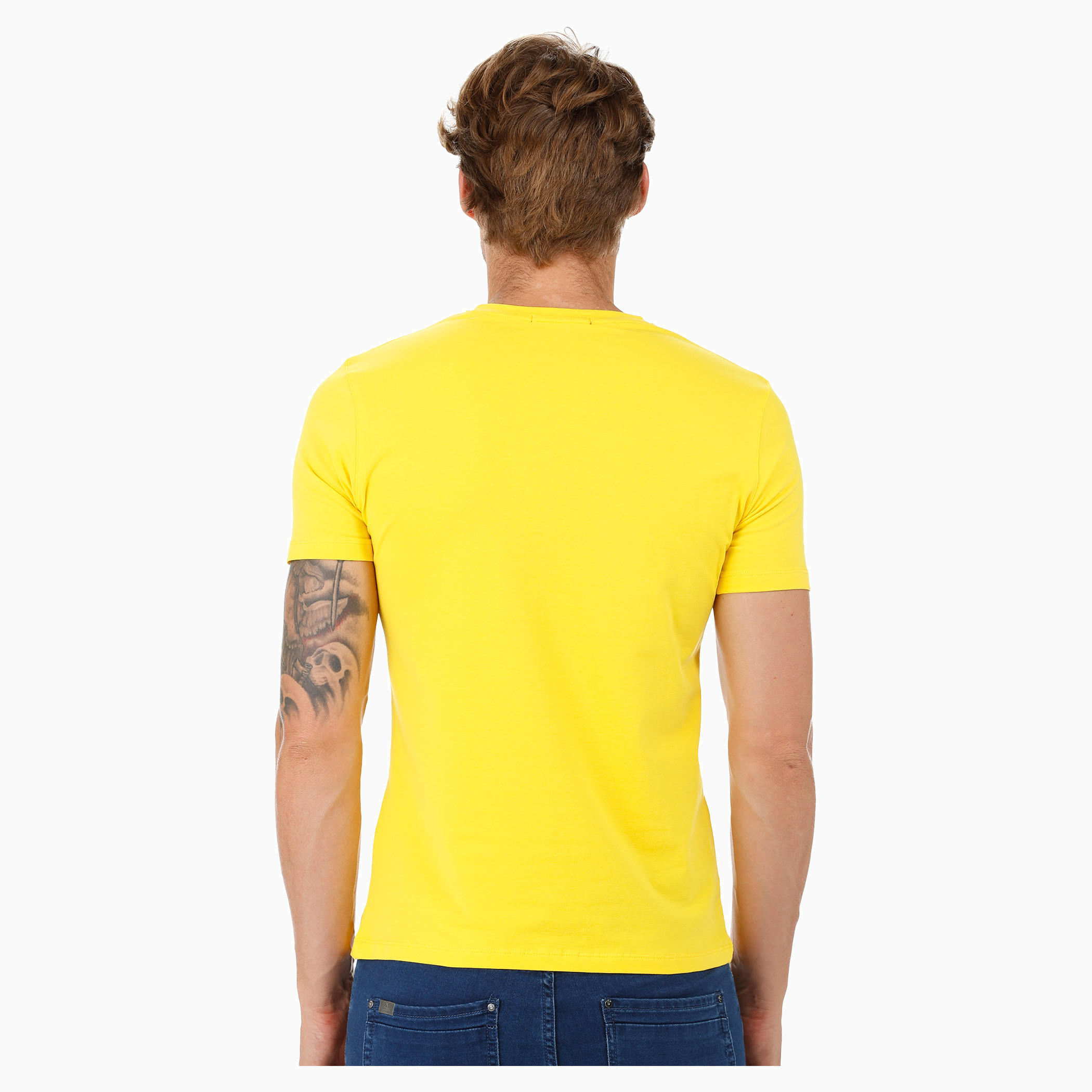 Short-sleeved V-neck T-shirt-men-clothing-tshirtsandpolos-tshirts-image-22