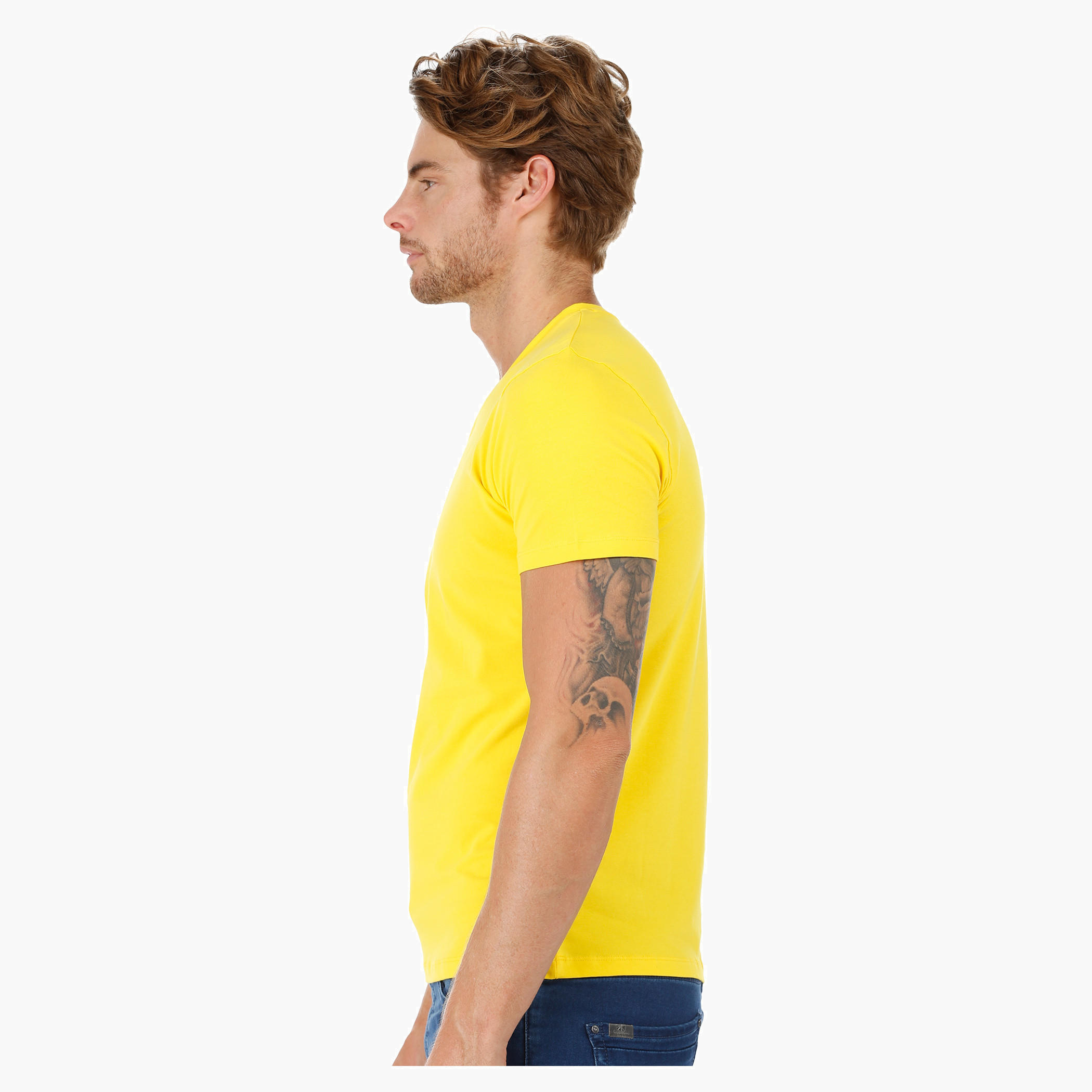 Short-sleeved V-neck T-shirt-men-clothing-tshirtsandpolos-tshirts-image-23