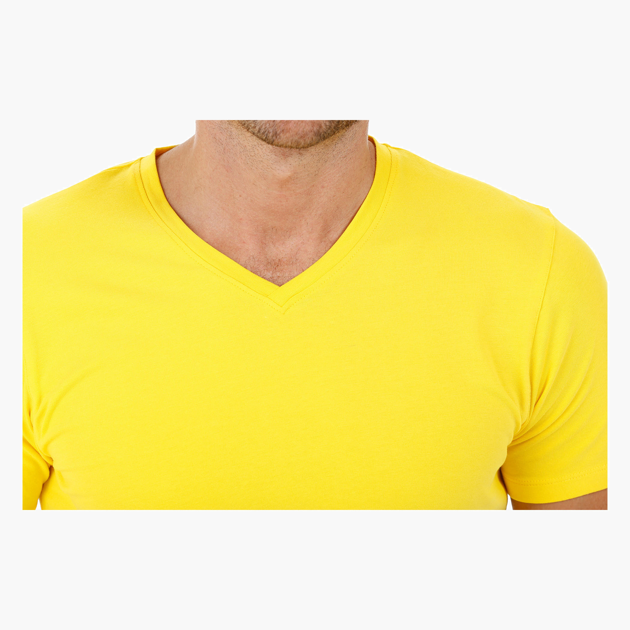 Short-sleeved V-neck T-shirt-men-clothing-tshirtsandpolos-tshirts-image-24