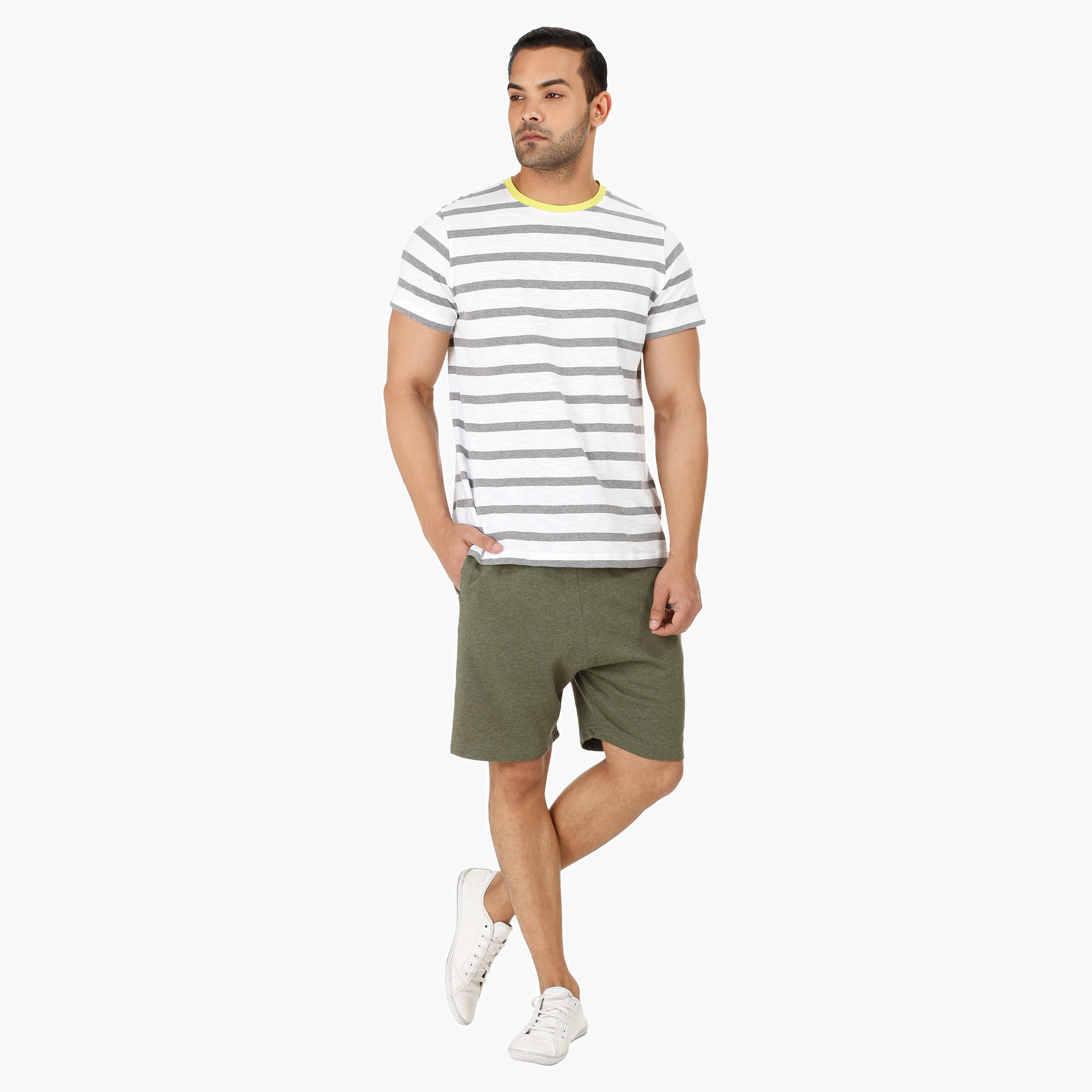 Melange Shorts-men-clothing-bottoms-shorts-image-1
