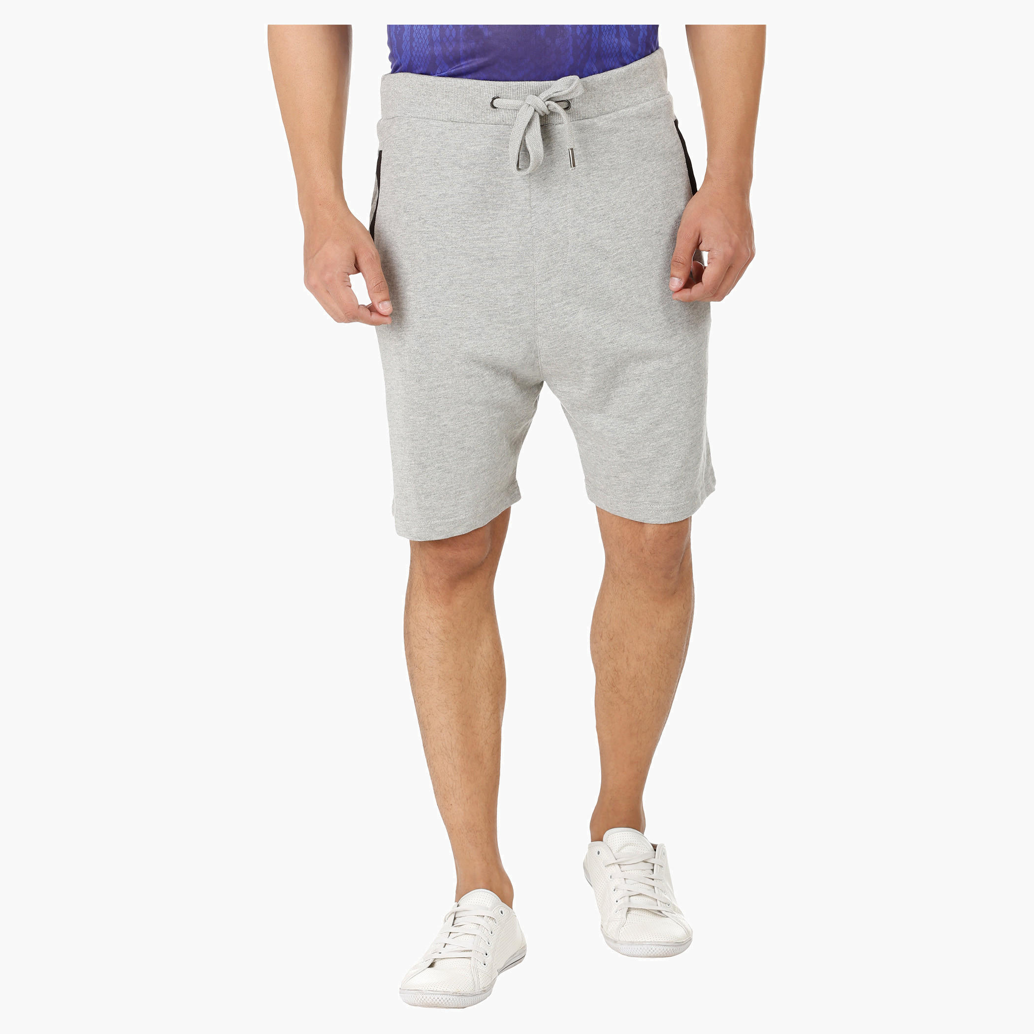 Melange Shorts with Drawstring-men-clothing-bottoms-shorts-image-21