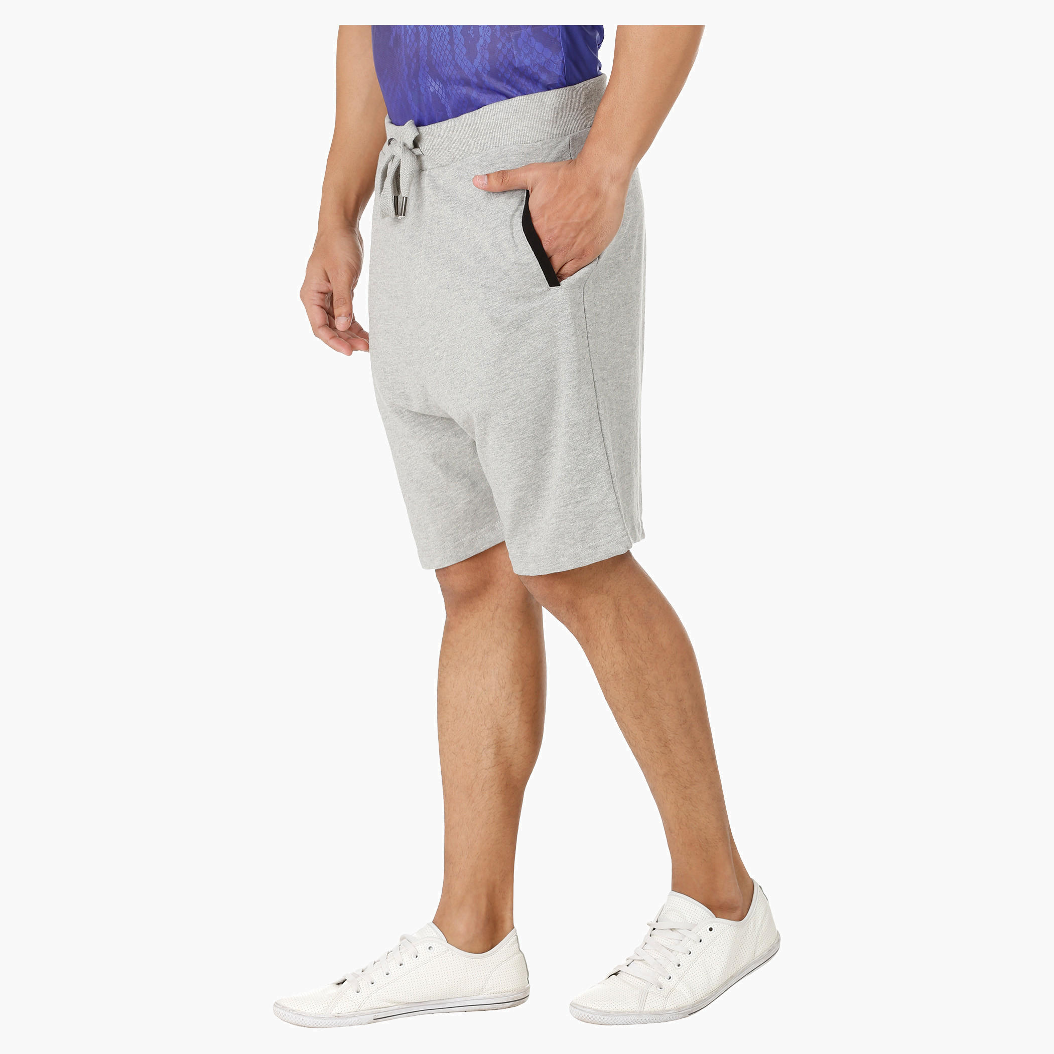Melange Shorts with Drawstring-men-clothing-bottoms-shorts-image-23