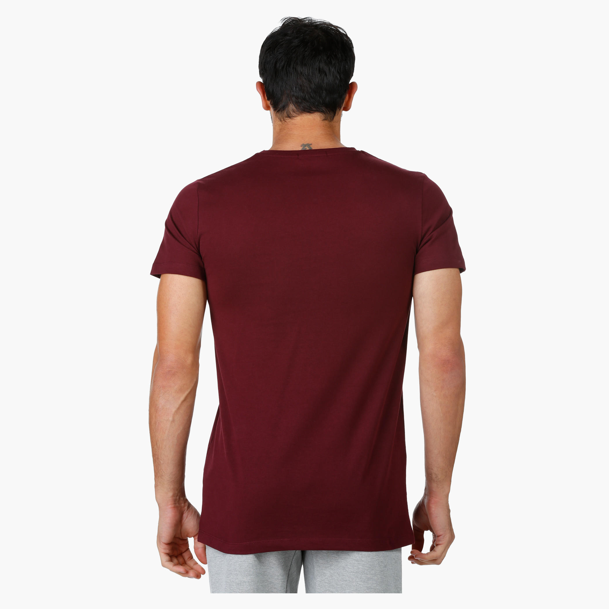 Printed Cotton T-Shirt with Crew Neck and Short Sleeves in Regular Fit-men-clothing-tshirtsandpolos-tshirts-image-2