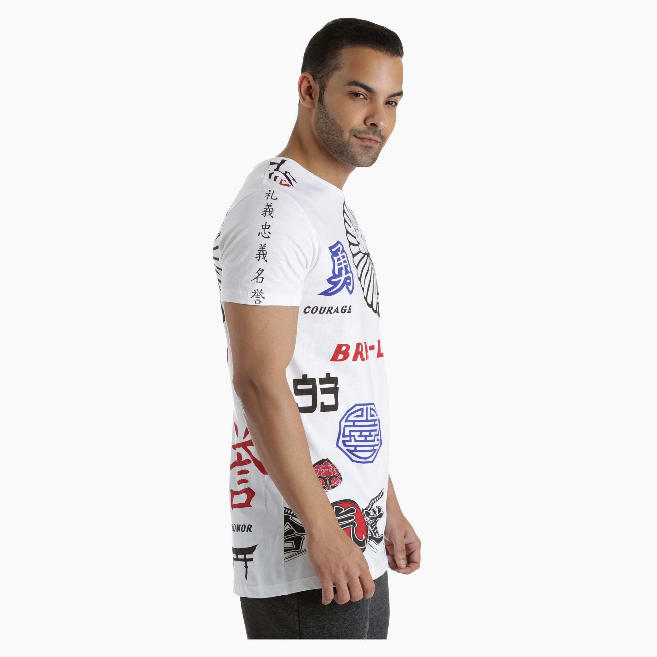Cotton T-Shirt with All Over Print in Regular Fit-men-clothing-tshirtsandpolos-tshirts-image-3