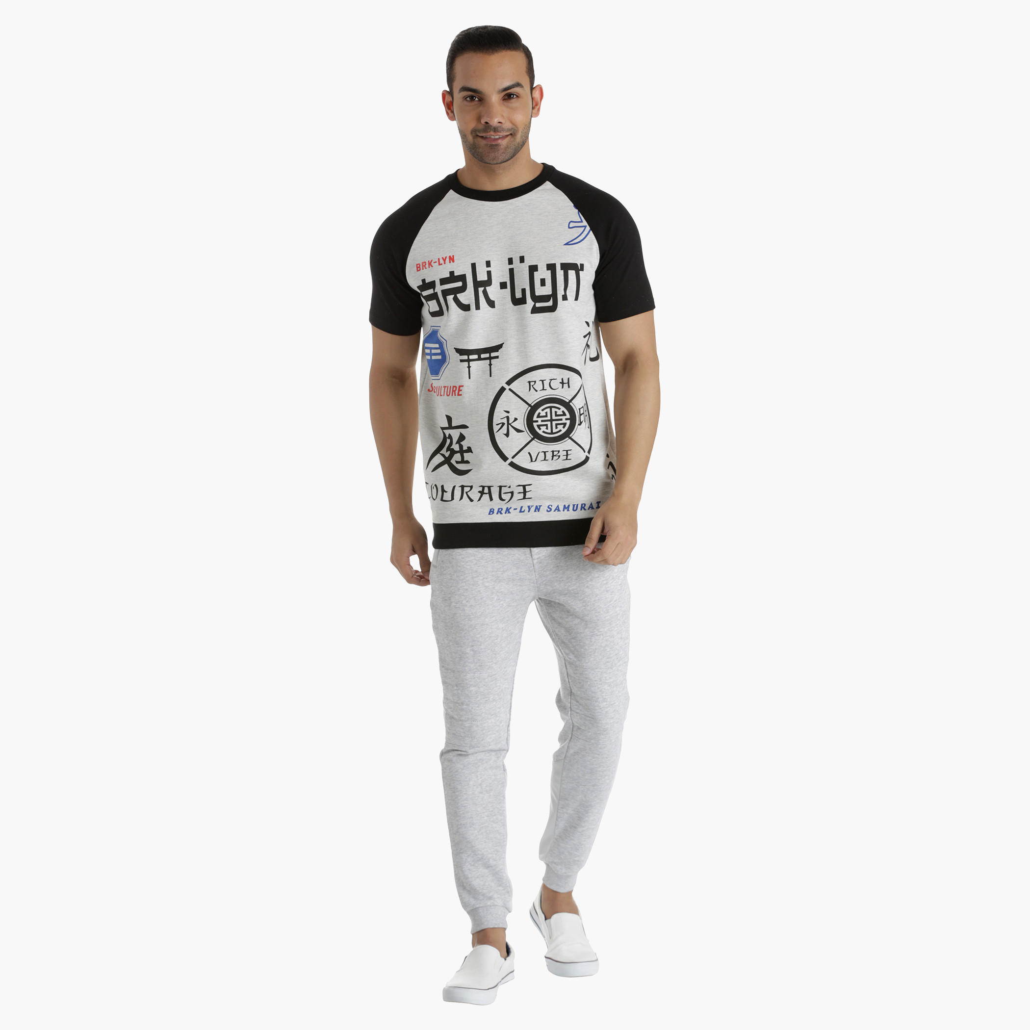 Printed T-Shirt with Contrast Raglan Sleeves in Regular Fit-men-clothing-tshirtsandpolos-tshirts-image-5