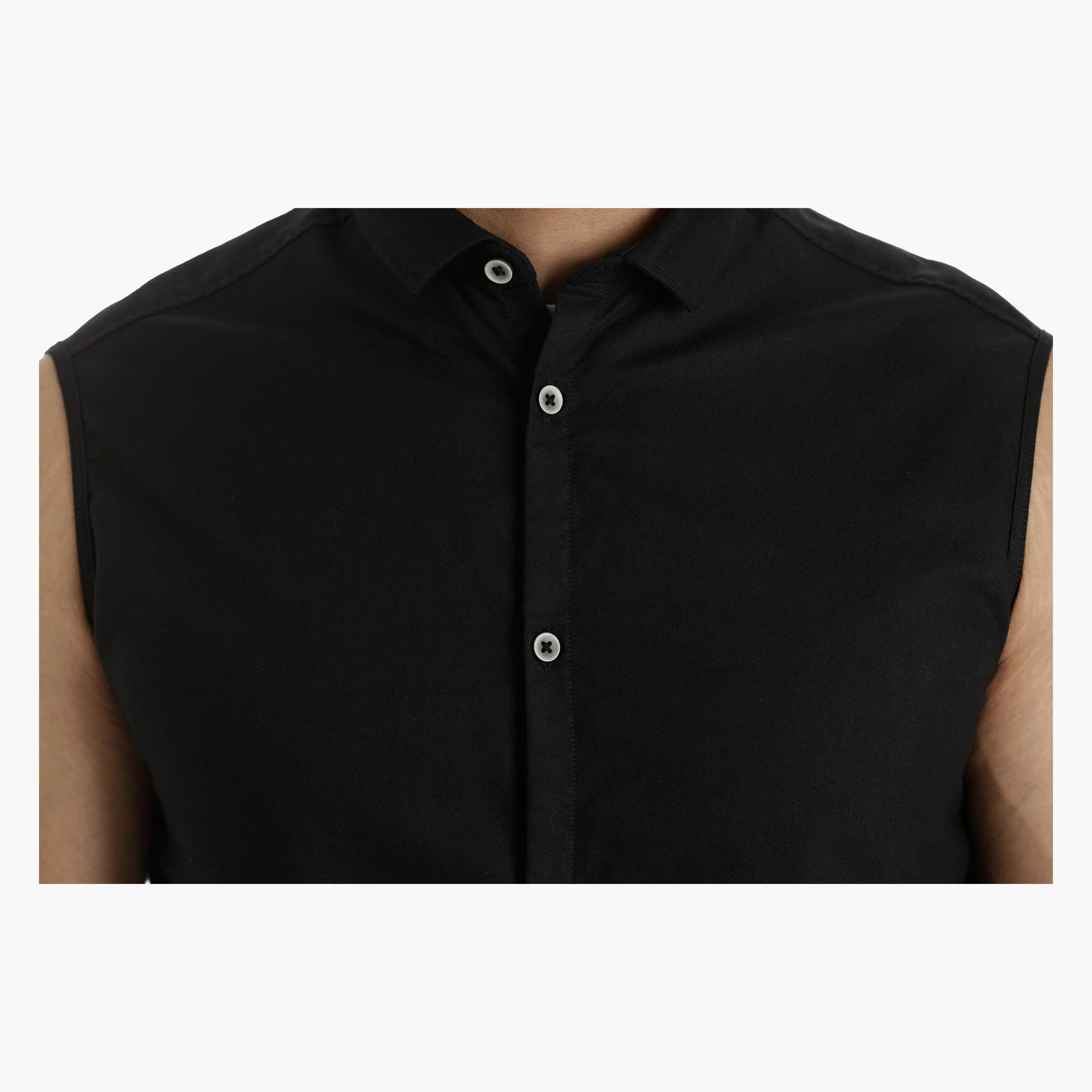 Cotton Sleeveless Shirt in Regular Fit-men-clothing-shirts-image-2