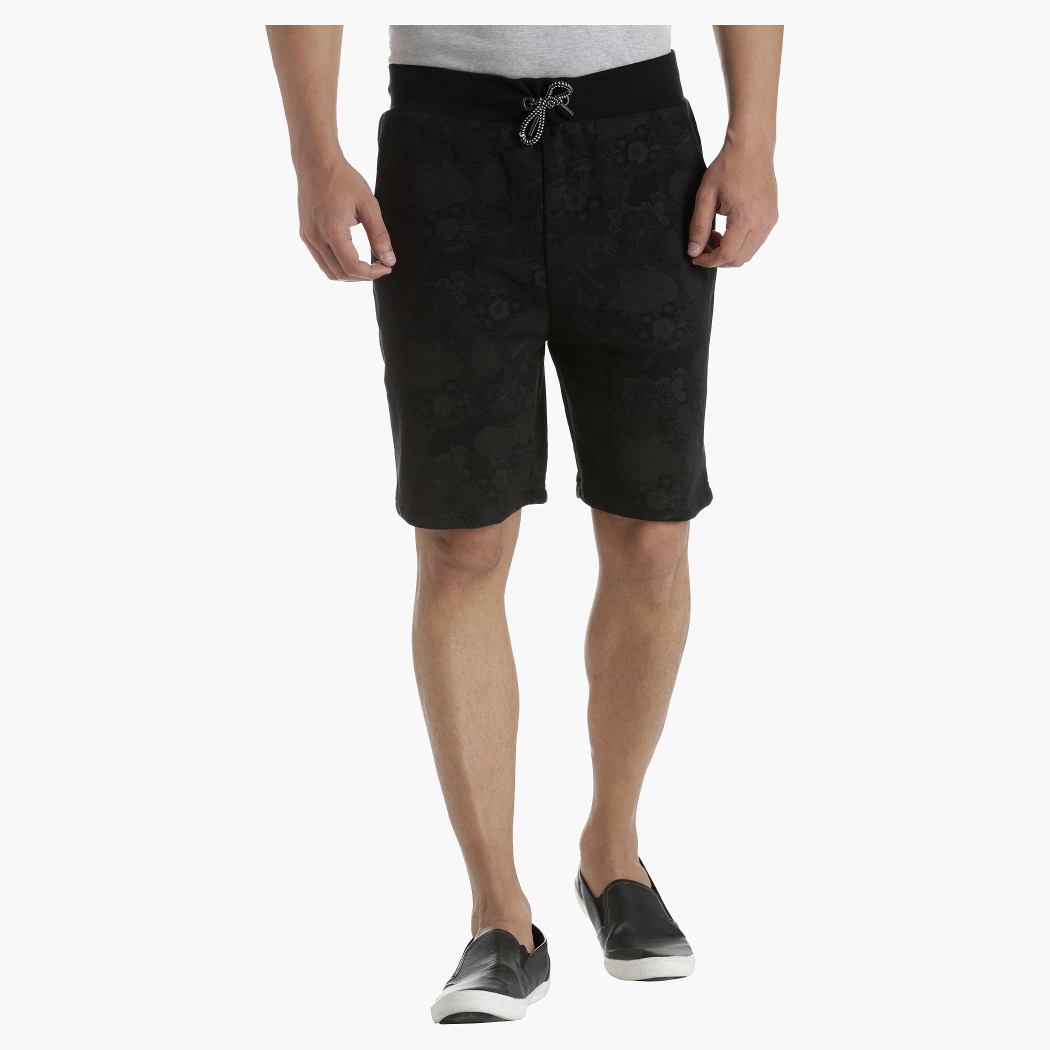 Printed Shorts in Regular Fit-men-clothing-bottoms-shorts-image-5