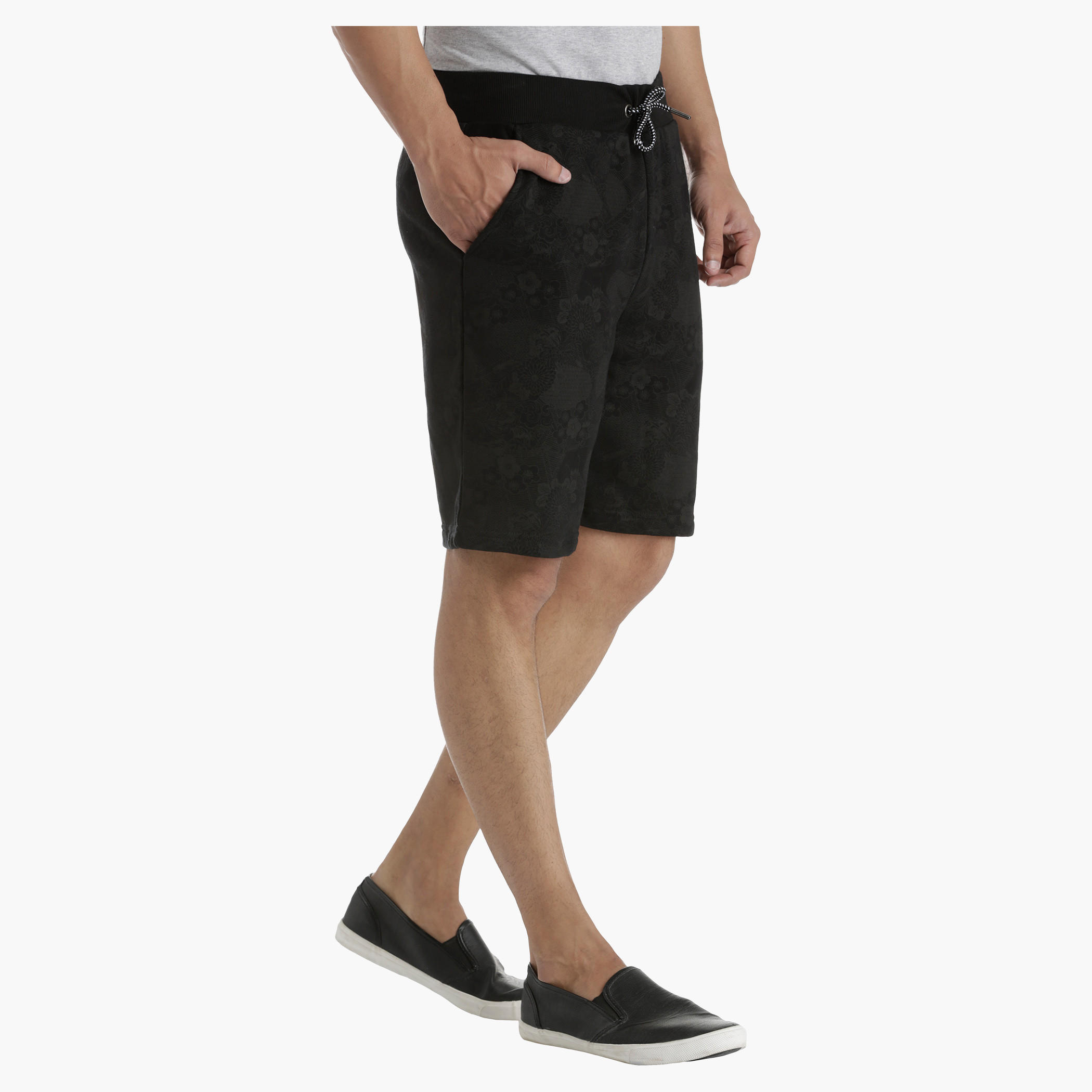 Printed Shorts in Regular Fit-men-clothing-bottoms-shorts-image-3
