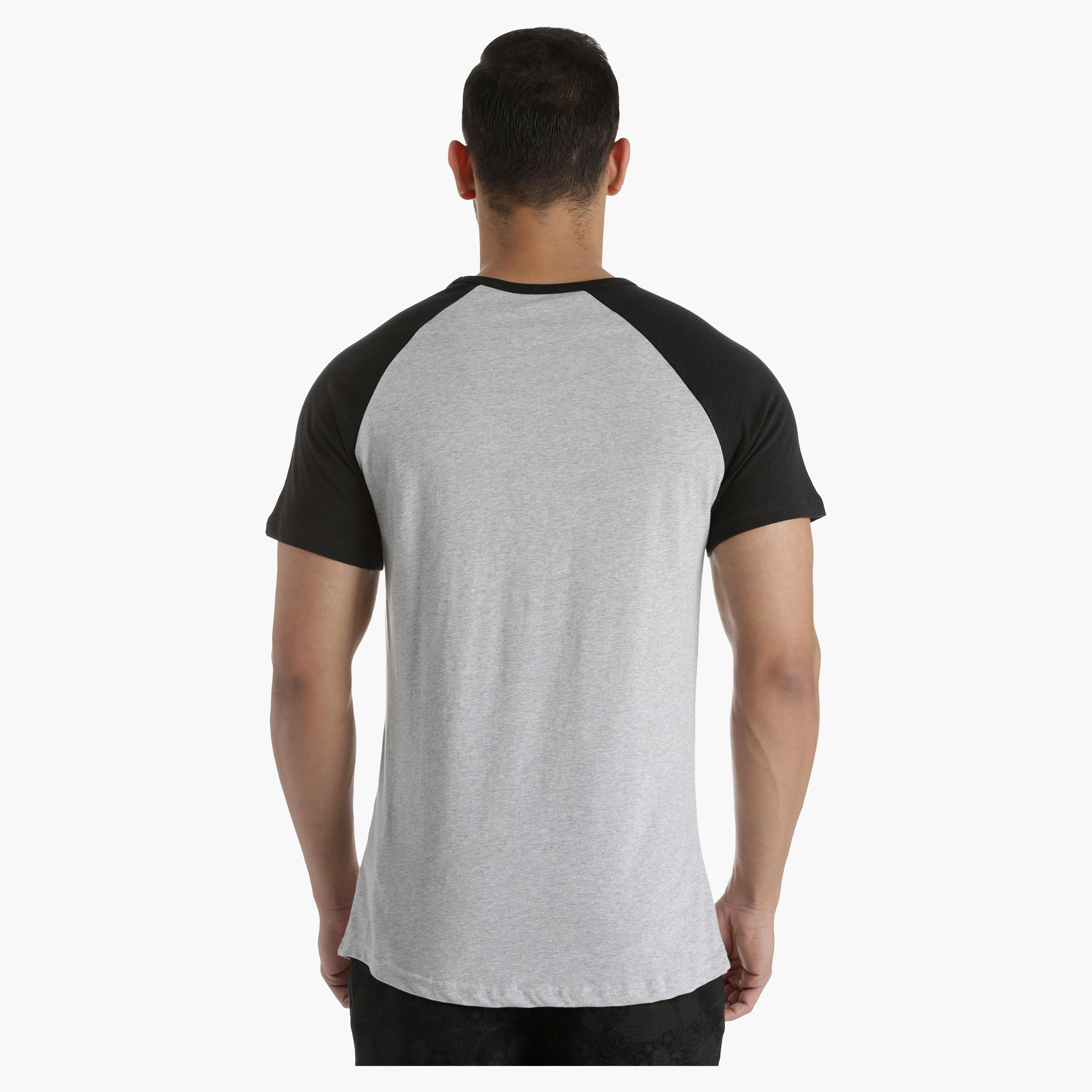Cotton Printed T-Shirt with Contrast Raglan Sleeves in Regular Fit-men-clothing-tshirtsandpolos-tshirts-image-2