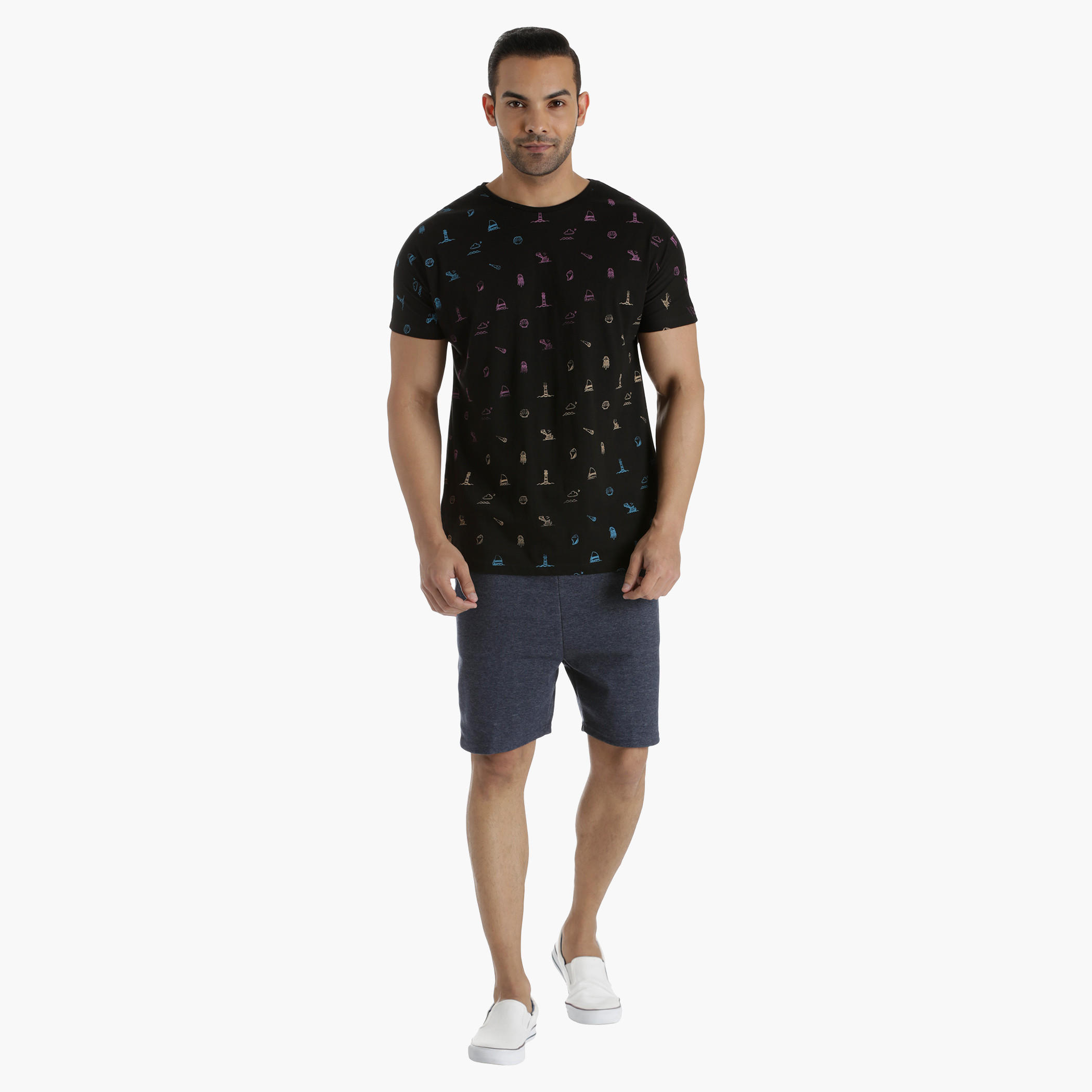 Knit Shorts in Regular Fit-men-clothing-bottoms-shorts-image-5