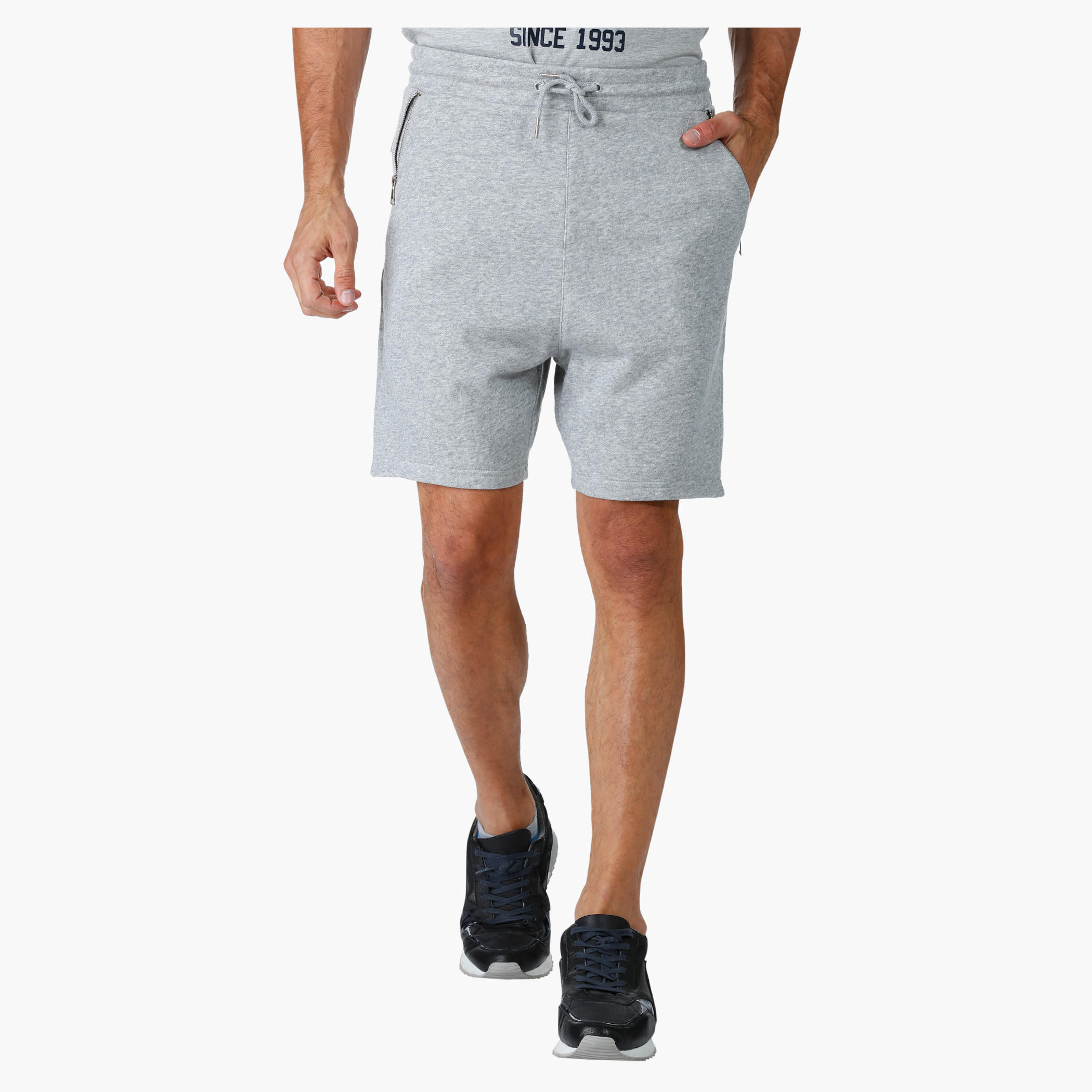 Drawstring Shorts with Zippered Pockets in Regular Fit-men-clothing-bottoms-shorts-image-6