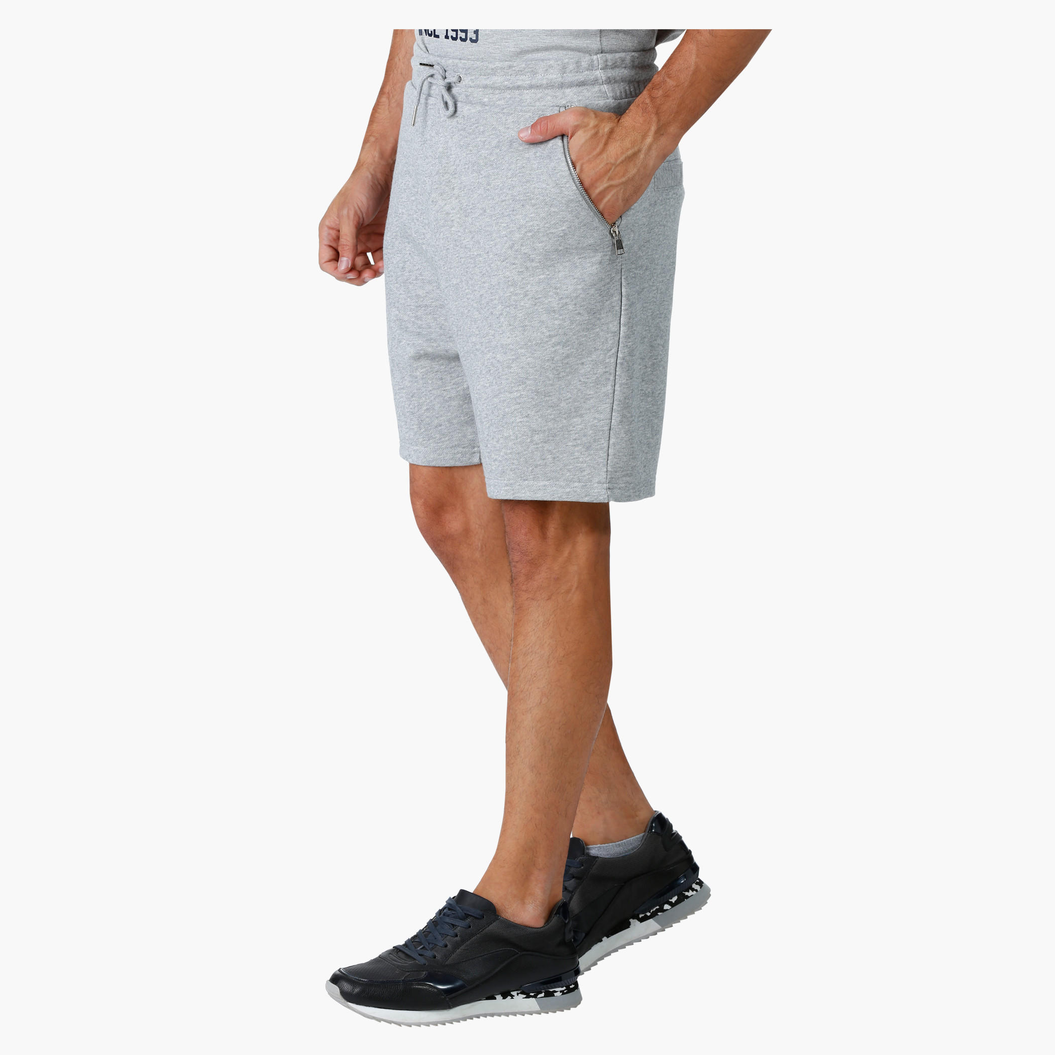 Drawstring Shorts with Zippered Pockets in Regular Fit-men-clothing-bottoms-shorts-image-8