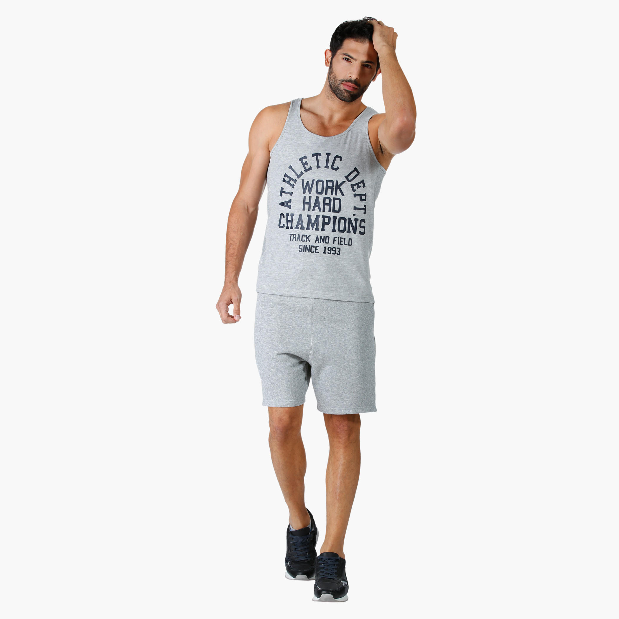 Drawstring Shorts with Zippered Pockets in Regular Fit-men-clothing-bottoms-shorts-image-10
