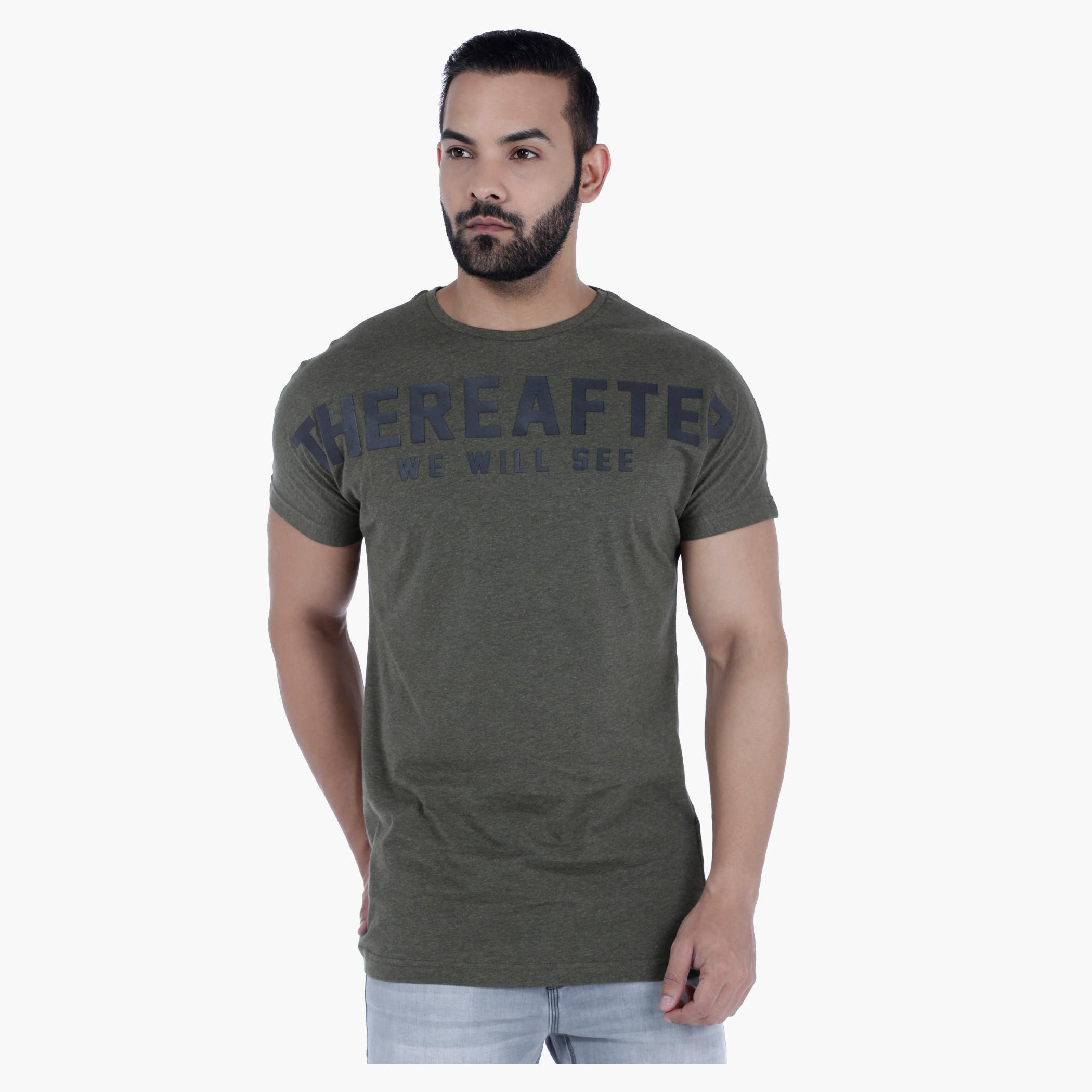 Printed Cotton T-Shirt with Crew Neck-men-clothing-tshirtsandpolos-tshirts-image-1