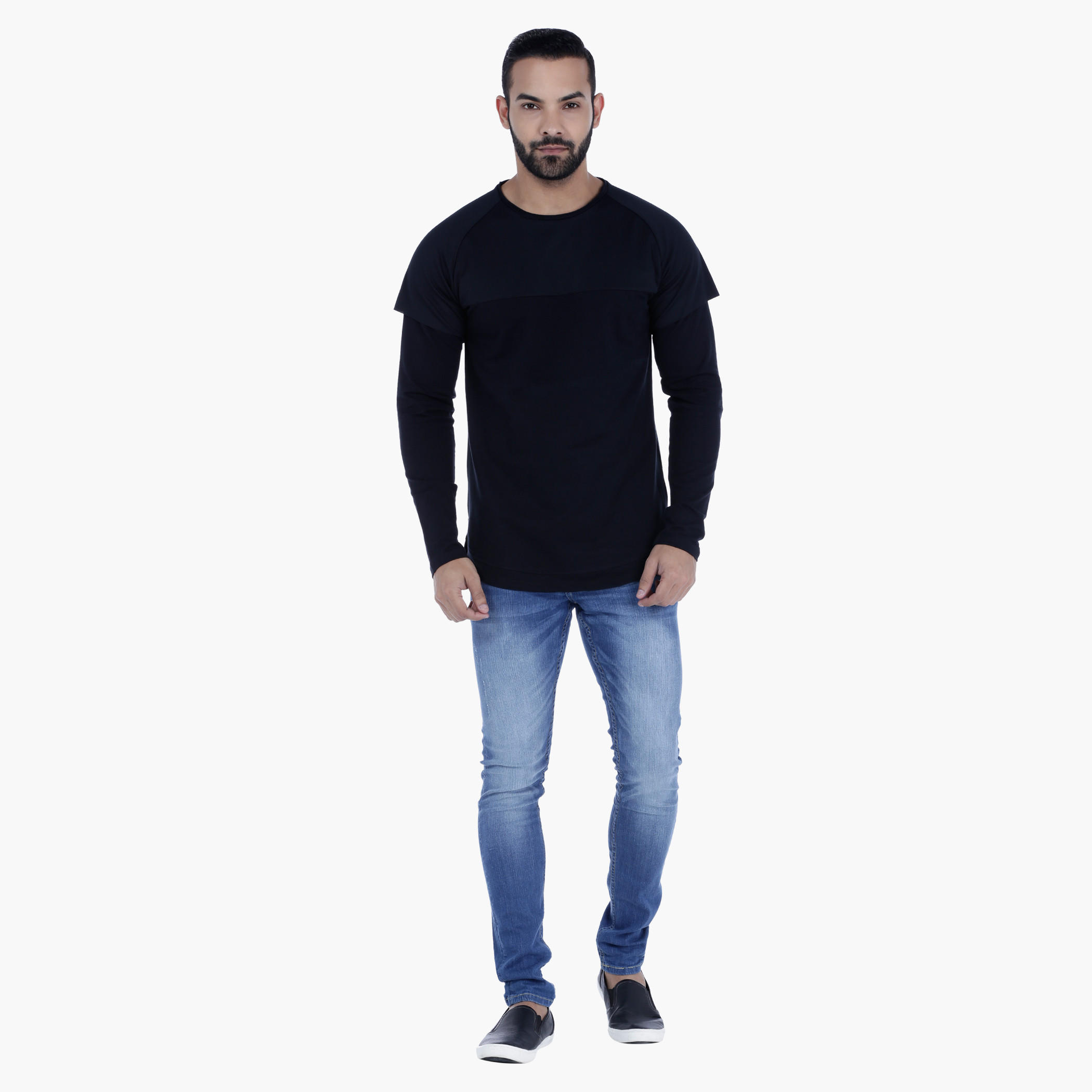 Double Layer Cotton T-Shirt with Long Sleeves-men-clothing-tshirtsandpolos-tshirts-image-5