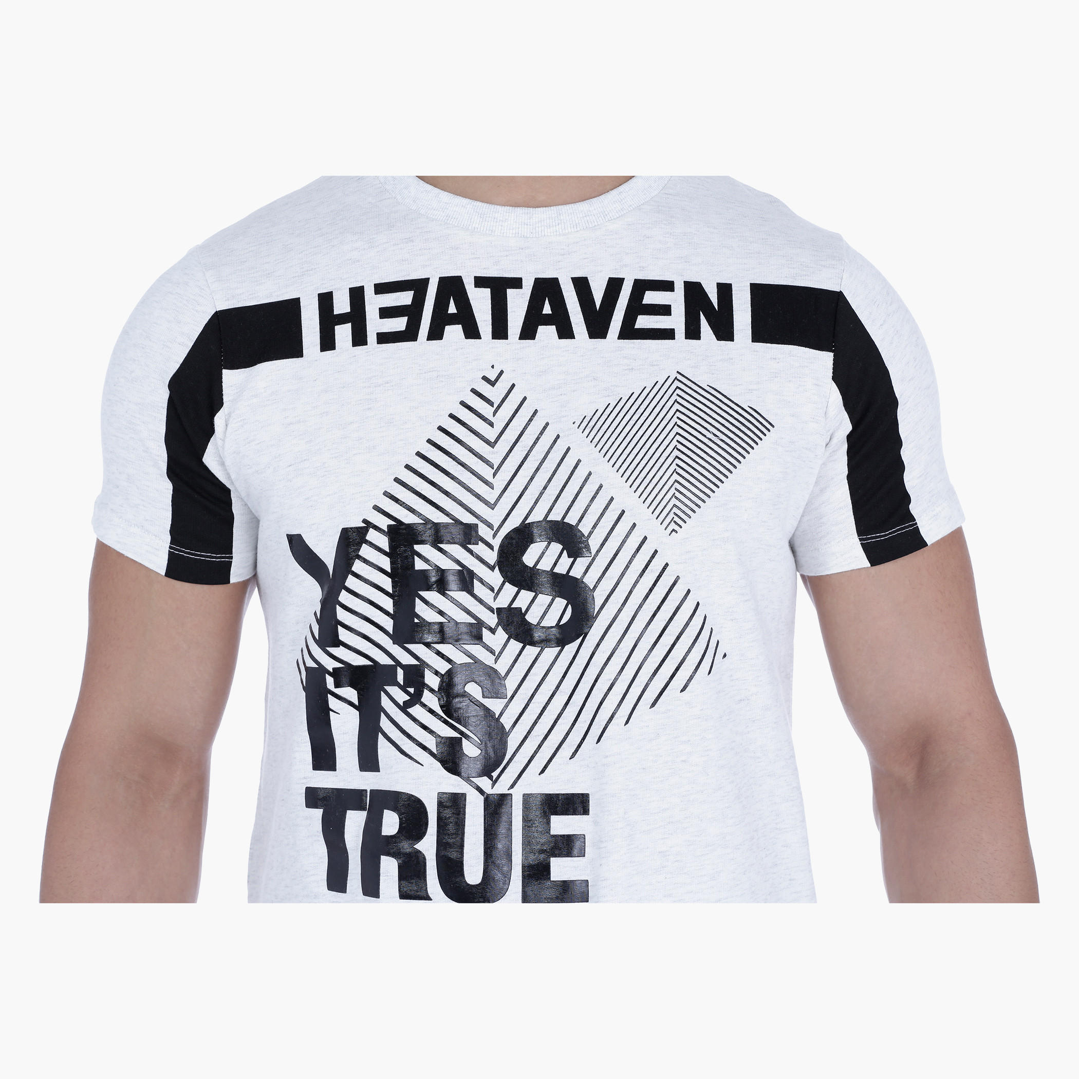 U-Back Hem T-Shirt with short Sleeves and Placement Print-men-clothing-tshirtsandpolos-tshirts-image-4