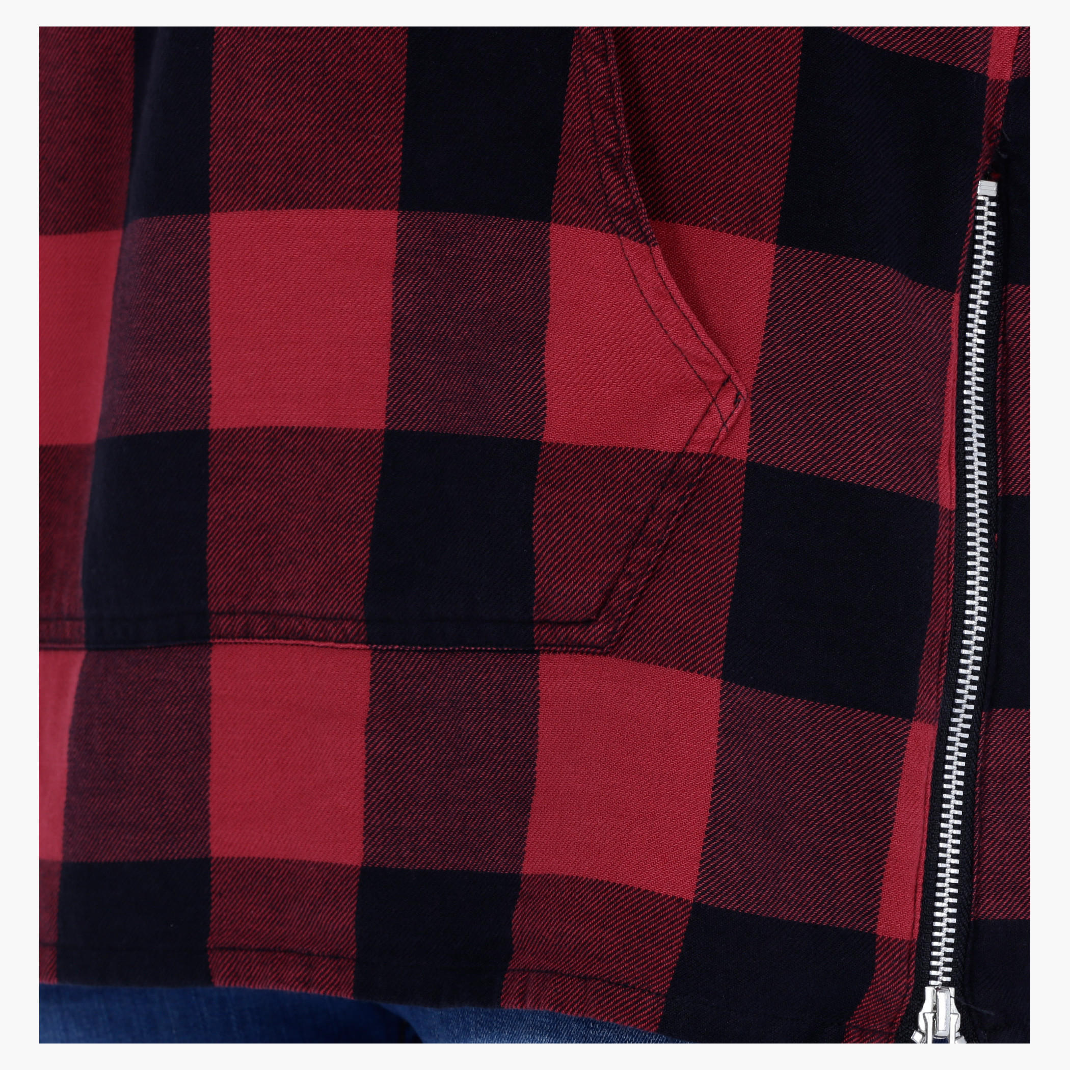 Chequered Long Sleeves T-shirt-men-winterwear-hoodiesandsweatshirts-image-4