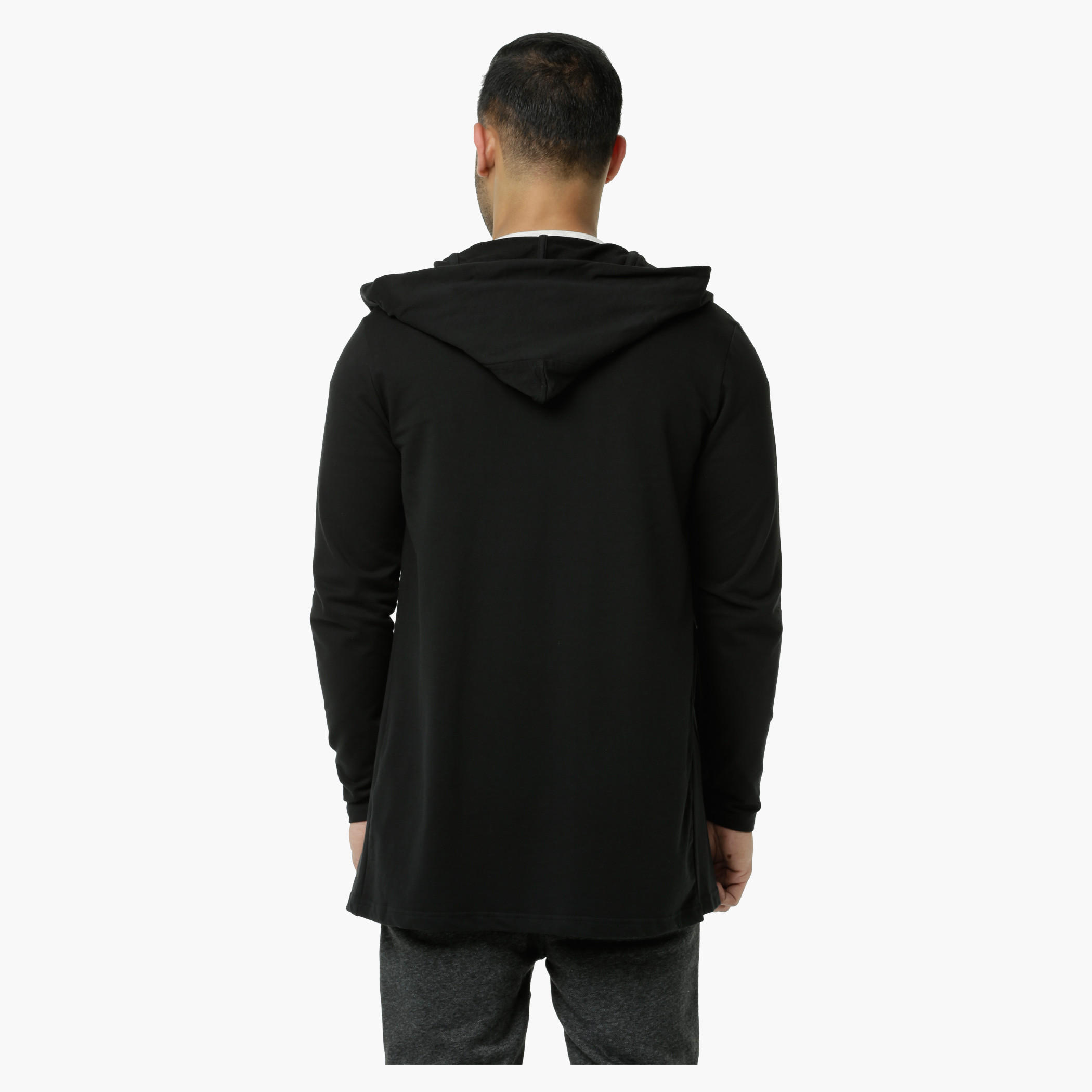 Hooded Sweater with Open Front-men-winterwear-hoodiesandsweatshirts-image-4