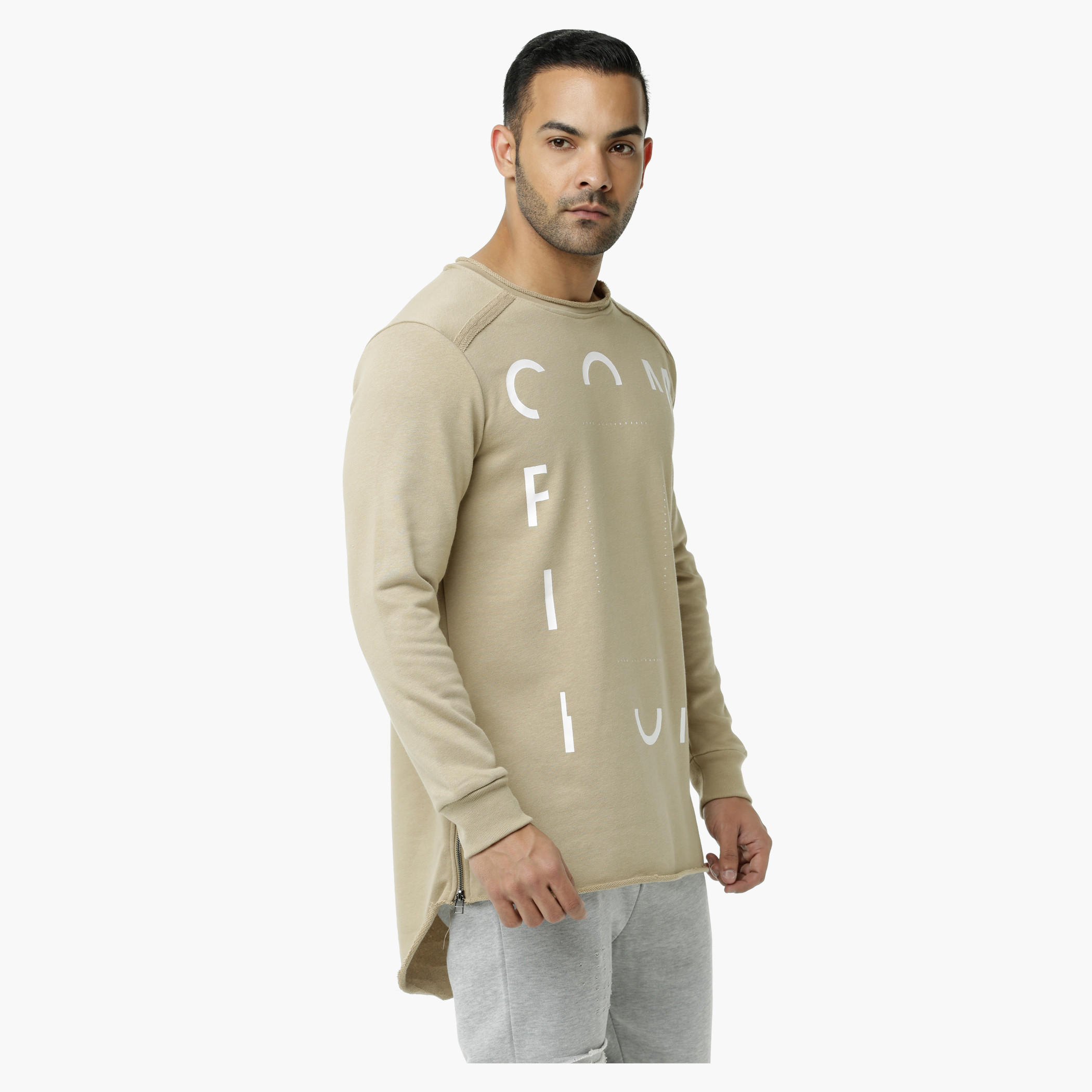 Printed Crew Neck T-Shirt with Long Sleeves-men-clothing-tshirtsandpolos-tshirts-image-3