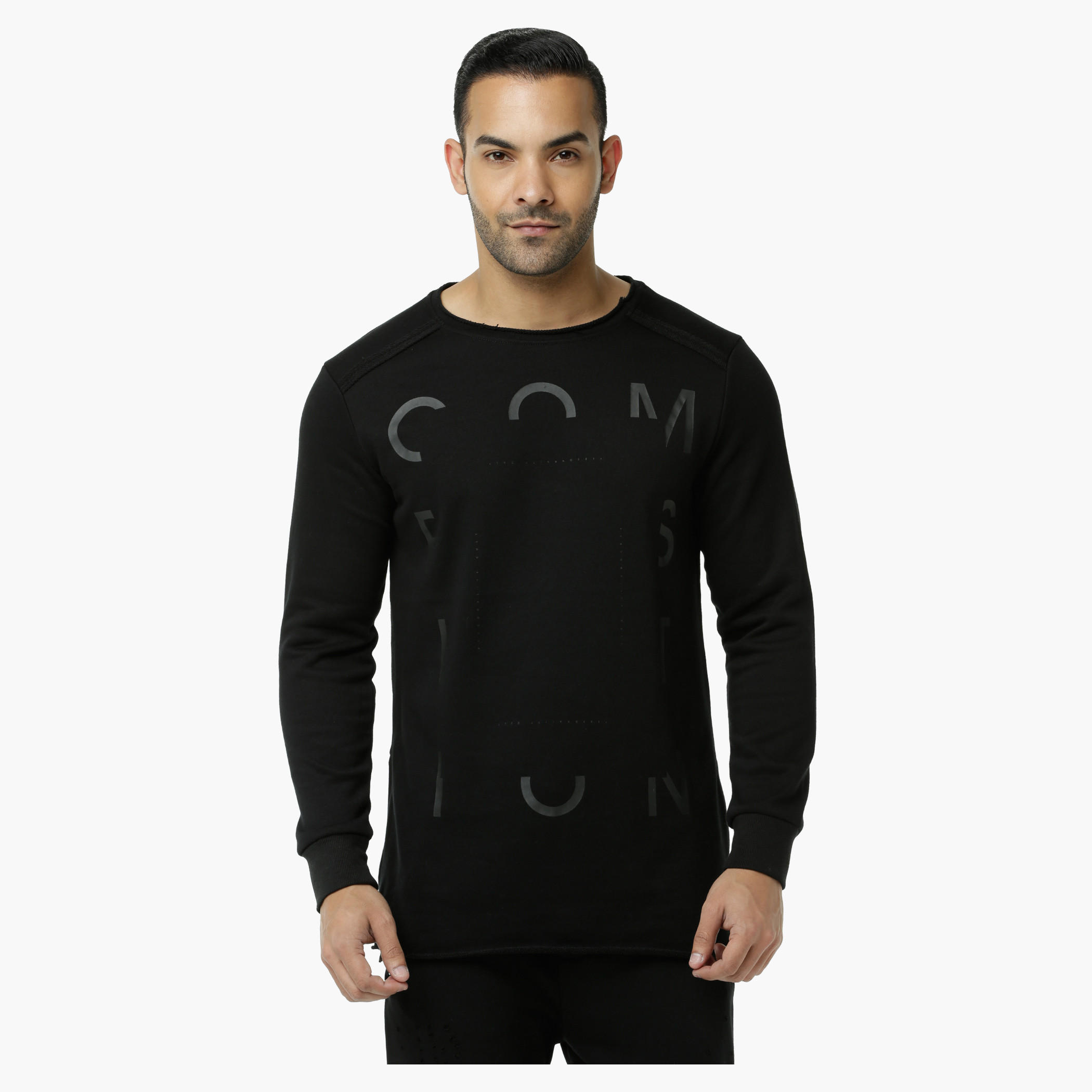 Printed Crew Neck T-Shirt with Long Sleeves-men-clothing-tshirtsandpolos-tshirts-image-6
