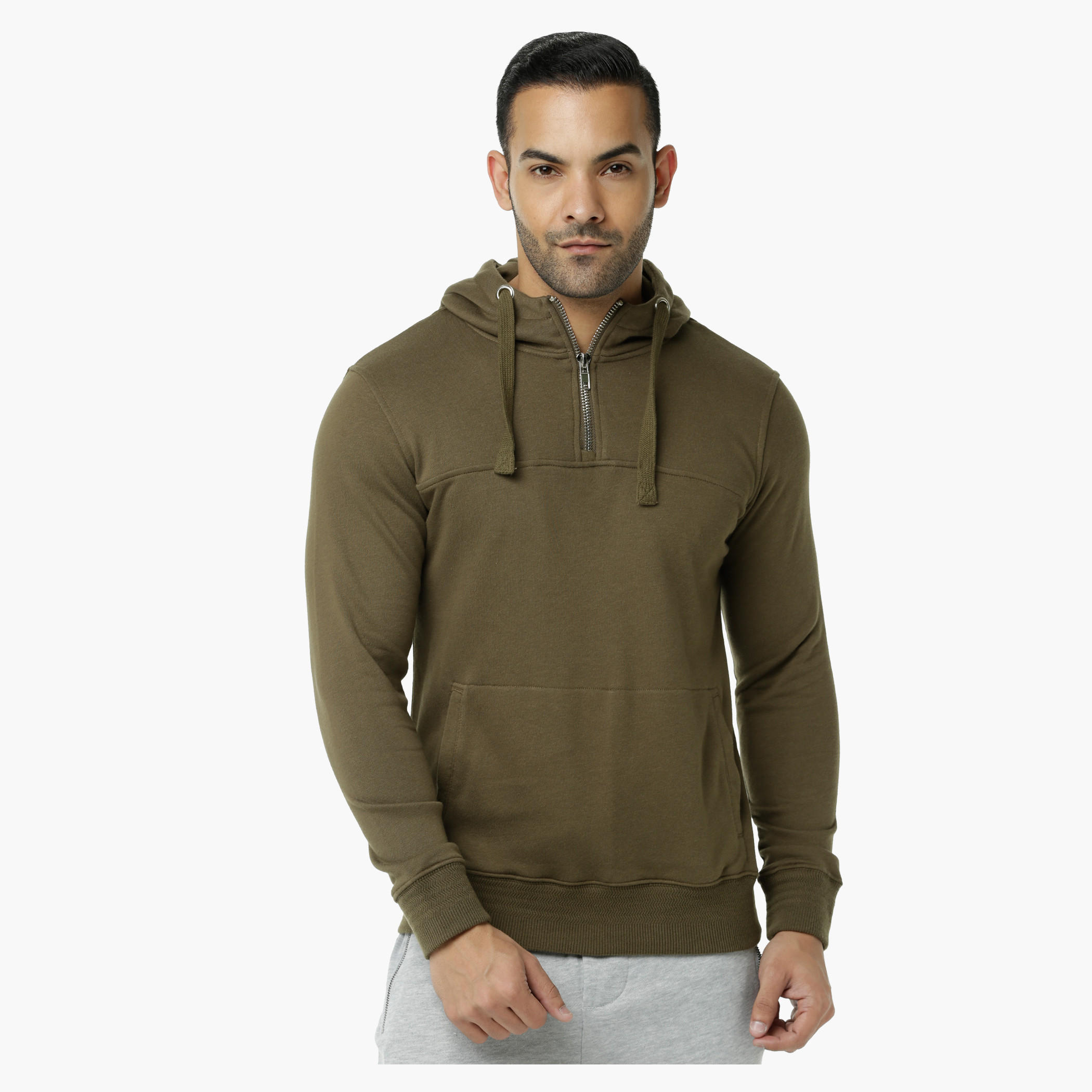 Long Sleeves Sweatshirt with Hood-men-winterwear-hoodiesandsweatshirts-image-1