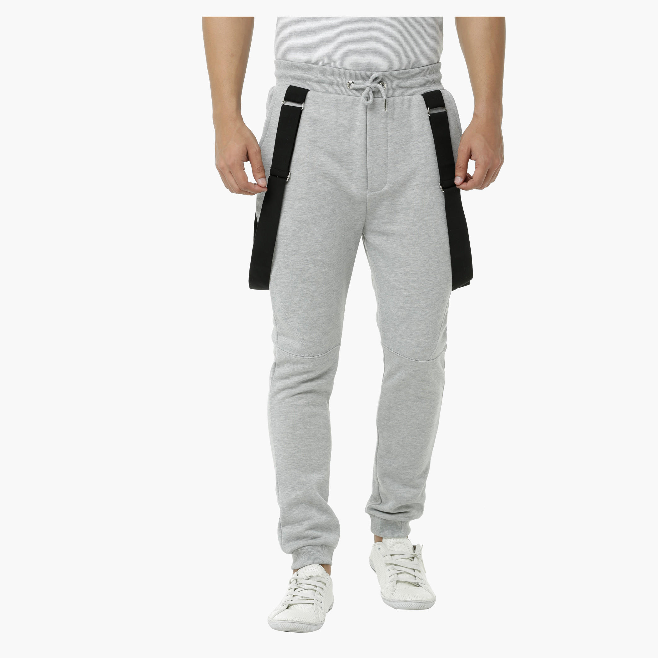 Knitted Jog Pants with Suspenders-men-clothing-bottoms-joggers-image-1