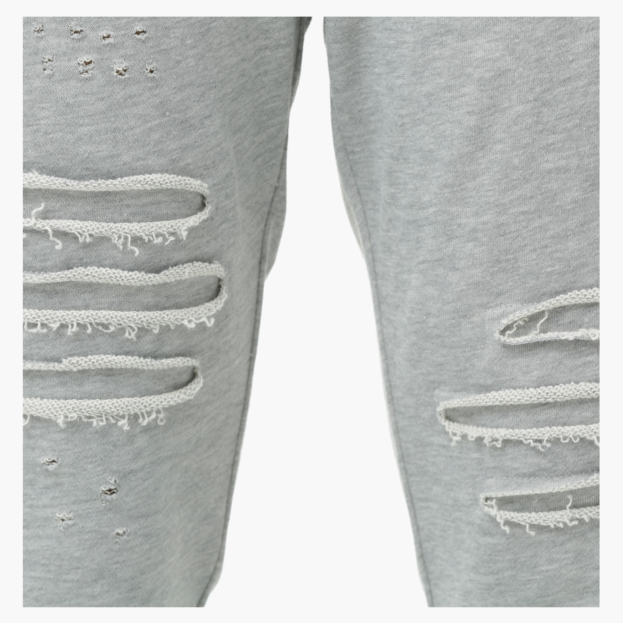 Knitted Jog Pants with Zip Pockets and Distressed Finish-men-clothing-bottoms-joggers-image-4