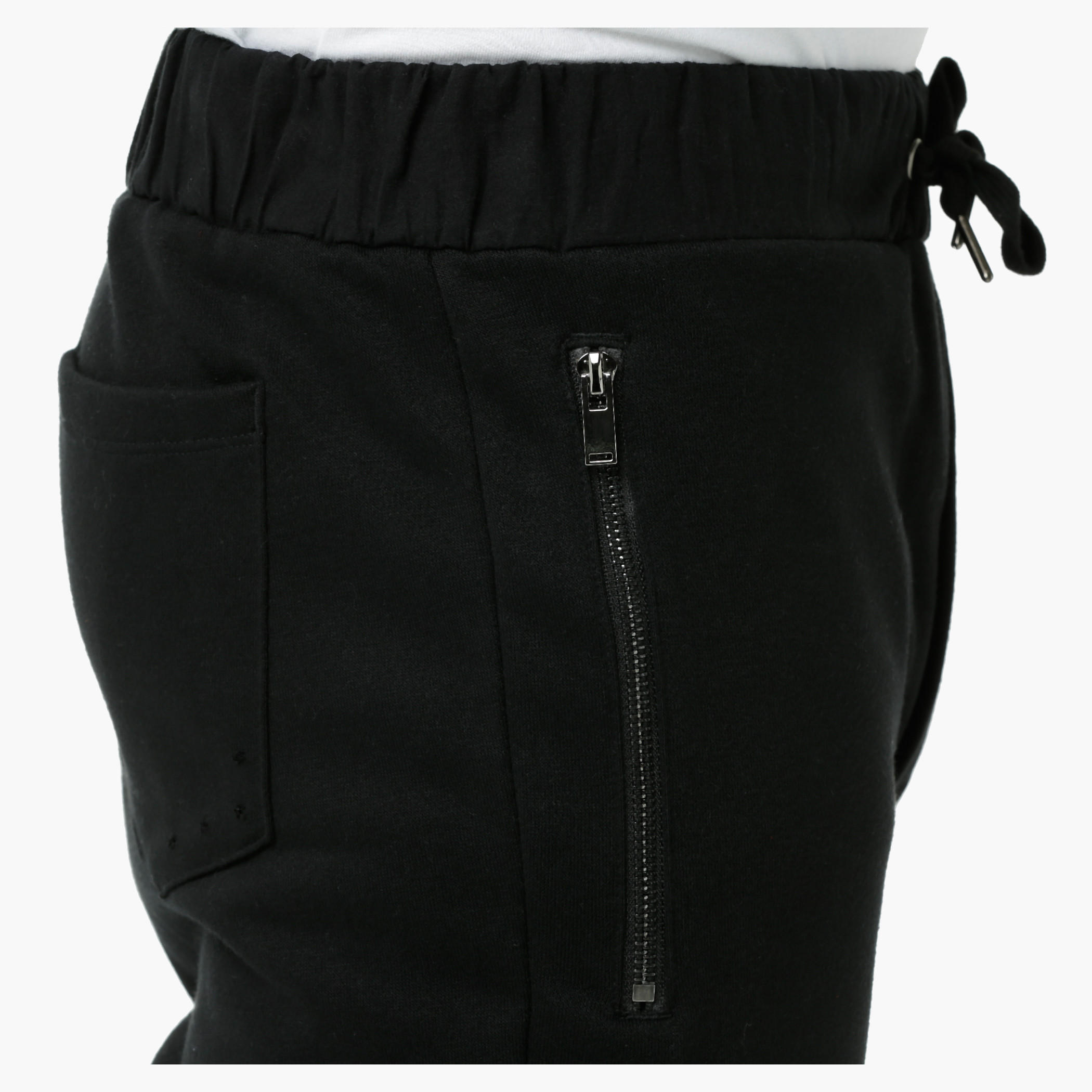 Knitted Jog Pants with Zip Pockets and Distressed Finish-men-clothing-bottoms-joggers-image-9