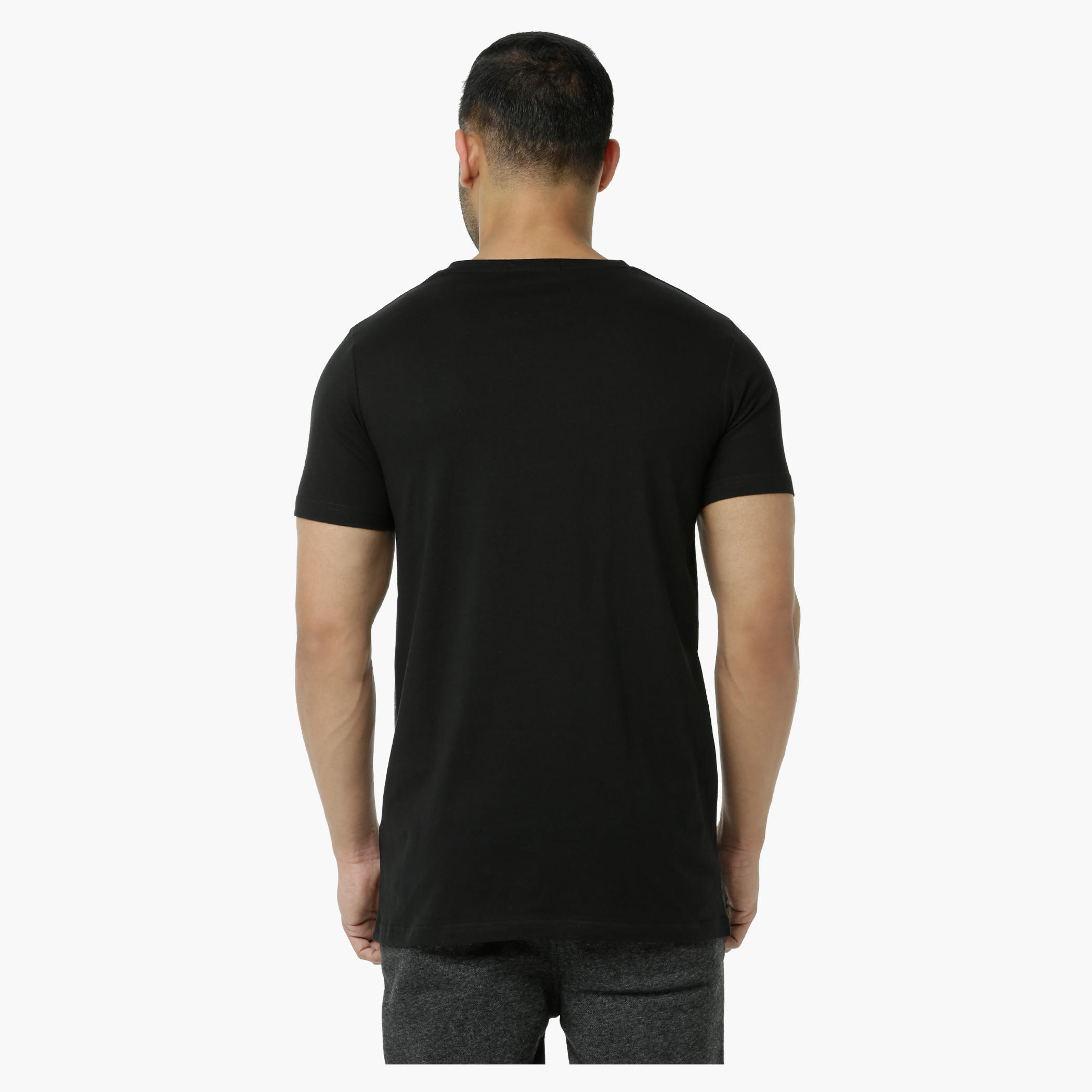 Crew Neck T-Shirt with Short Sleeves-men-clothing-tshirtsandpolos-tshirts-image-2