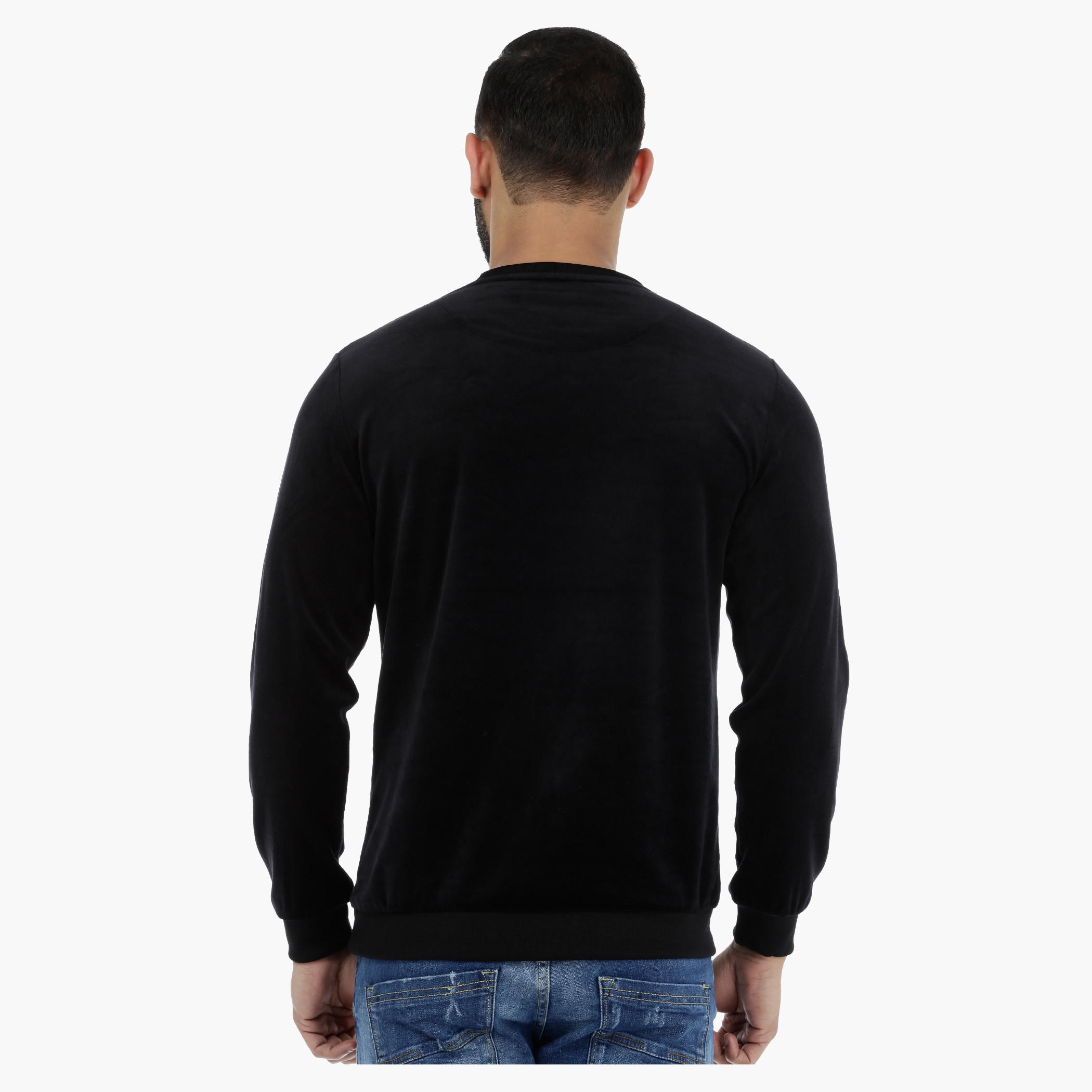 Printed T-Shirt with Long Sleeves-men-winterwear-hoodiesandsweatshirts-image-2