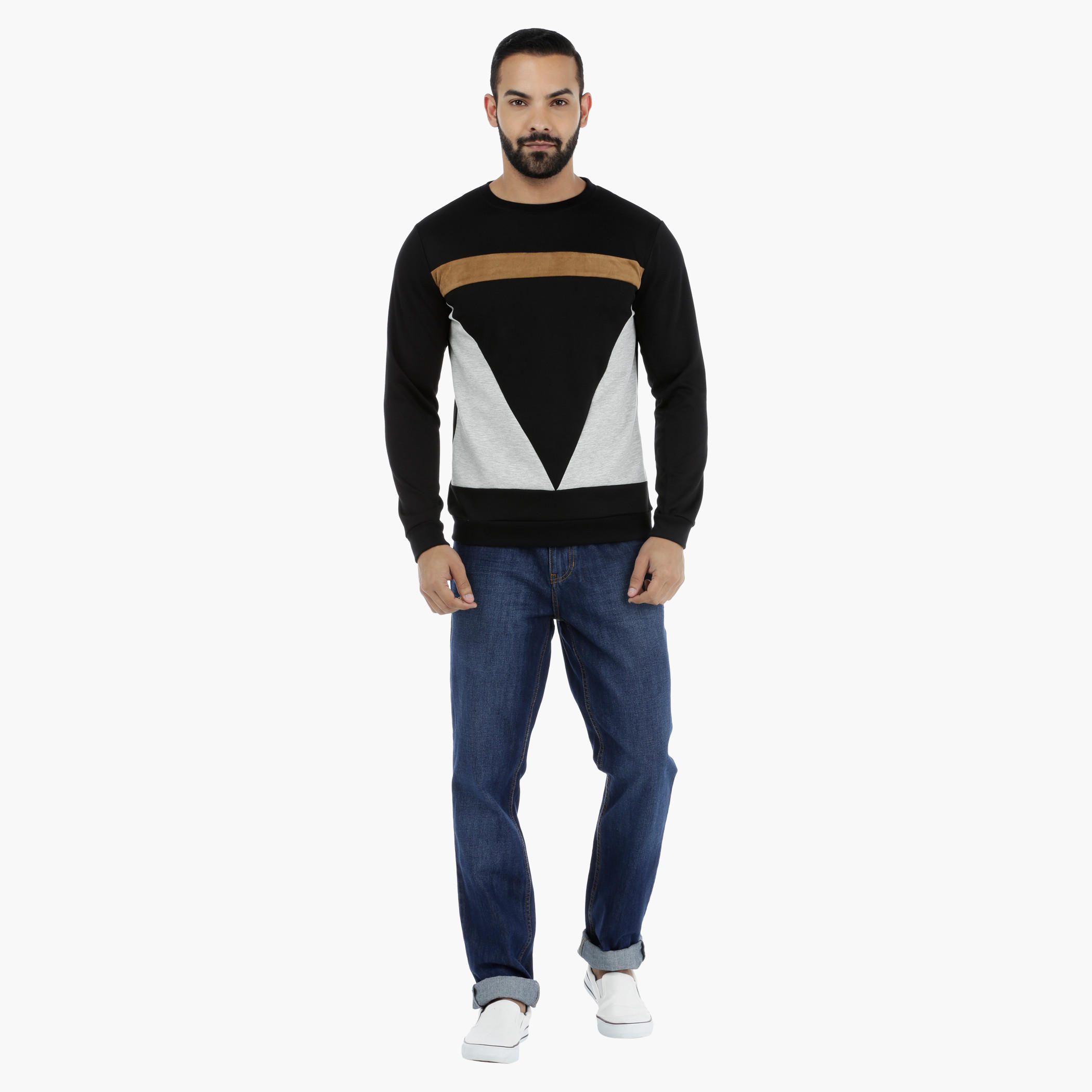 Long Sleeves Sweatshirt-men-winterwear-hoodiesandsweatshirts-image-1