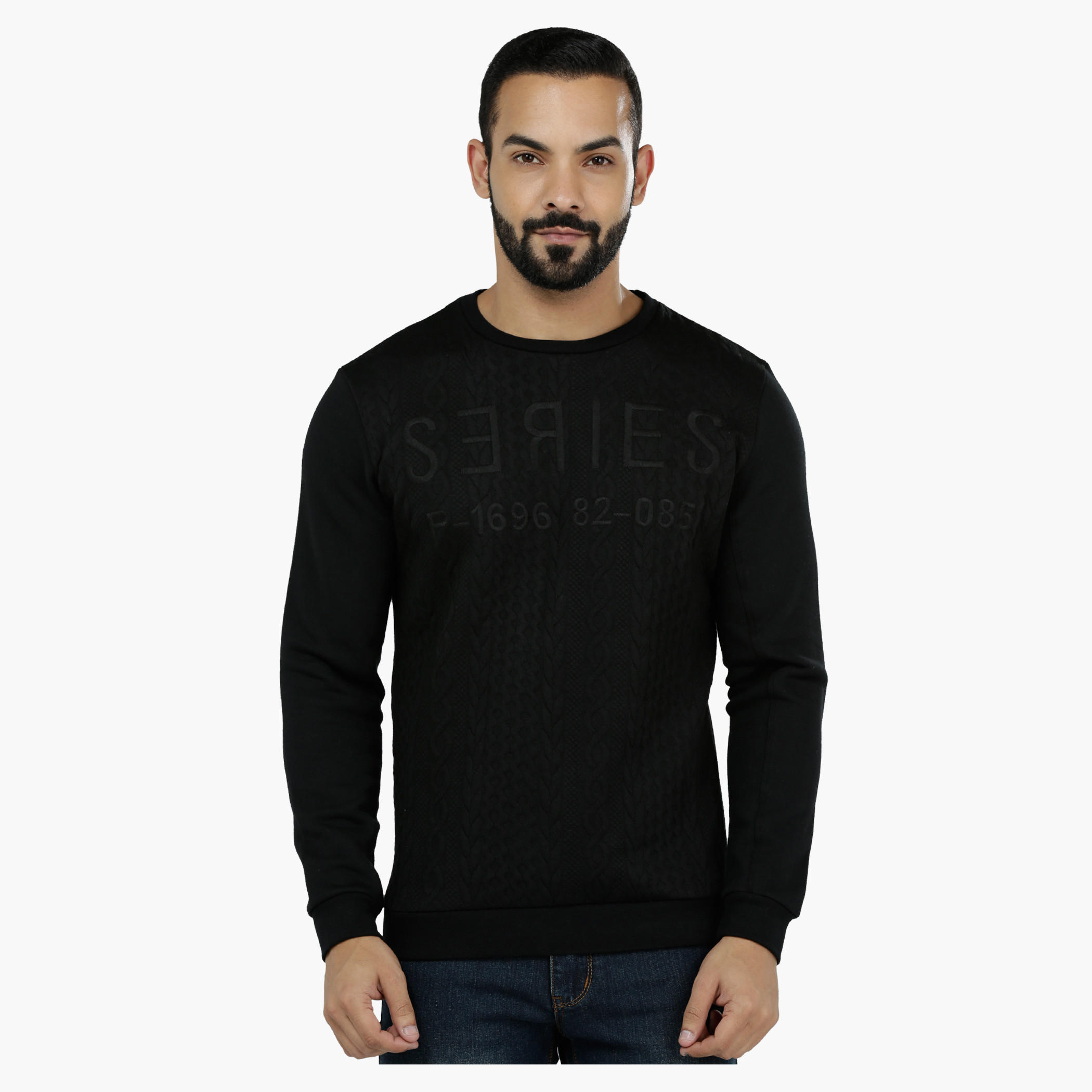 Long Sleeves Round Neck Sweatshirt-men-winterwear-hoodiesandsweatshirts-image-1