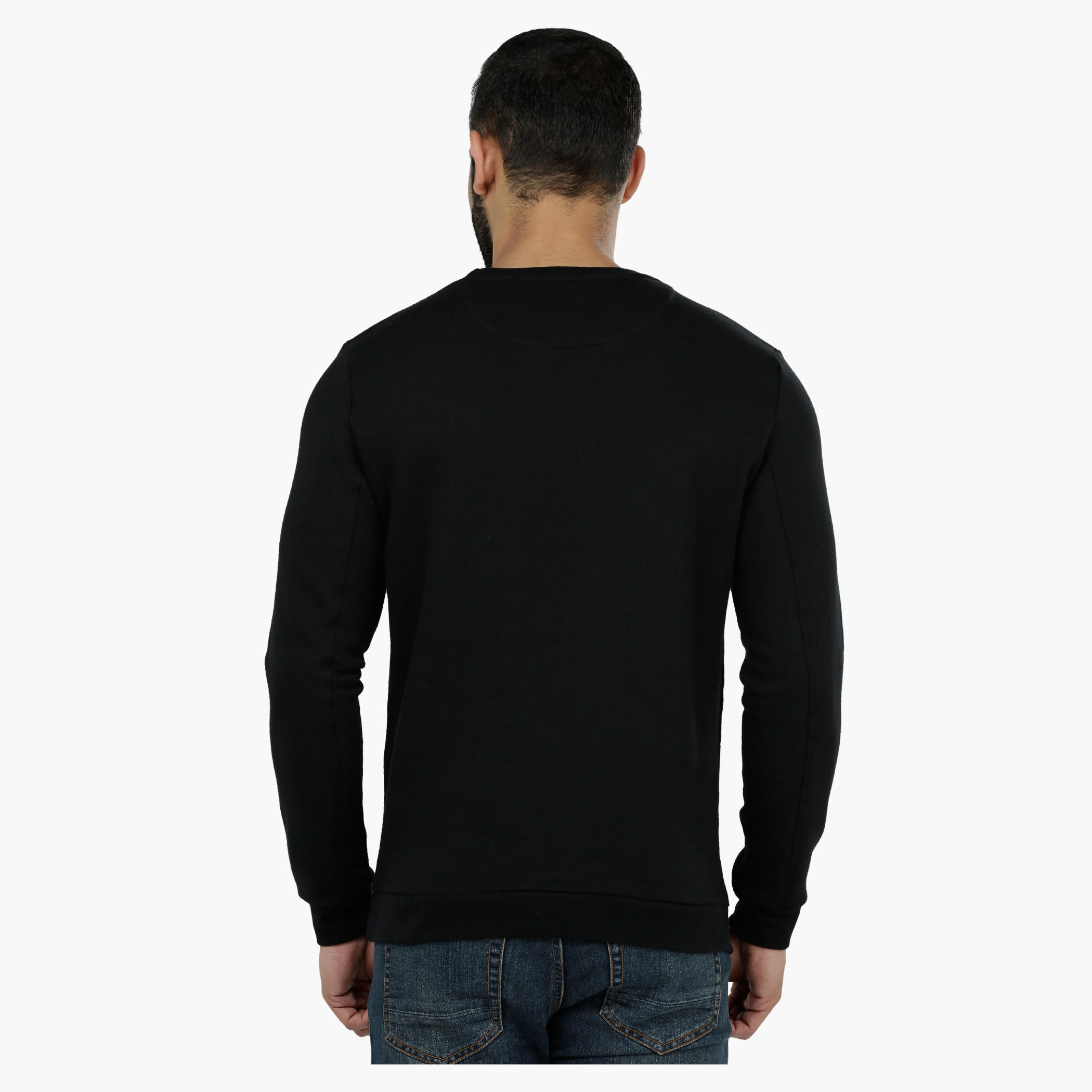 Long Sleeves Round Neck Sweatshirt-men-winterwear-hoodiesandsweatshirts-image-2