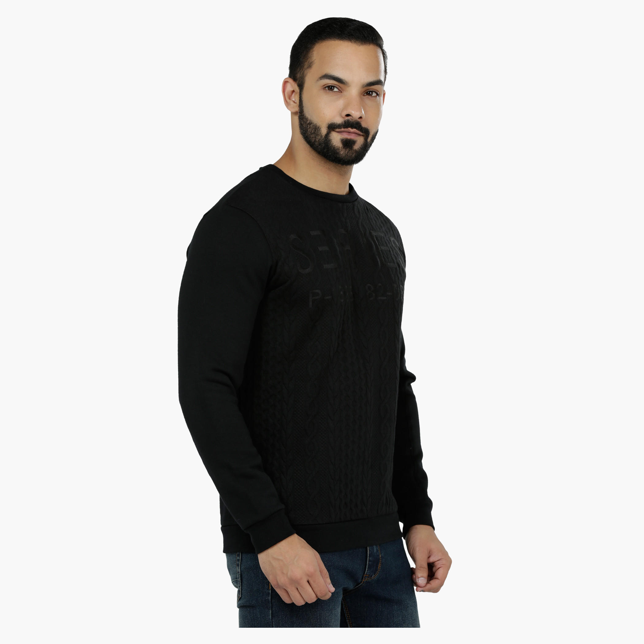 Long Sleeves Round Neck Sweatshirt-men-winterwear-hoodiesandsweatshirts-image-3