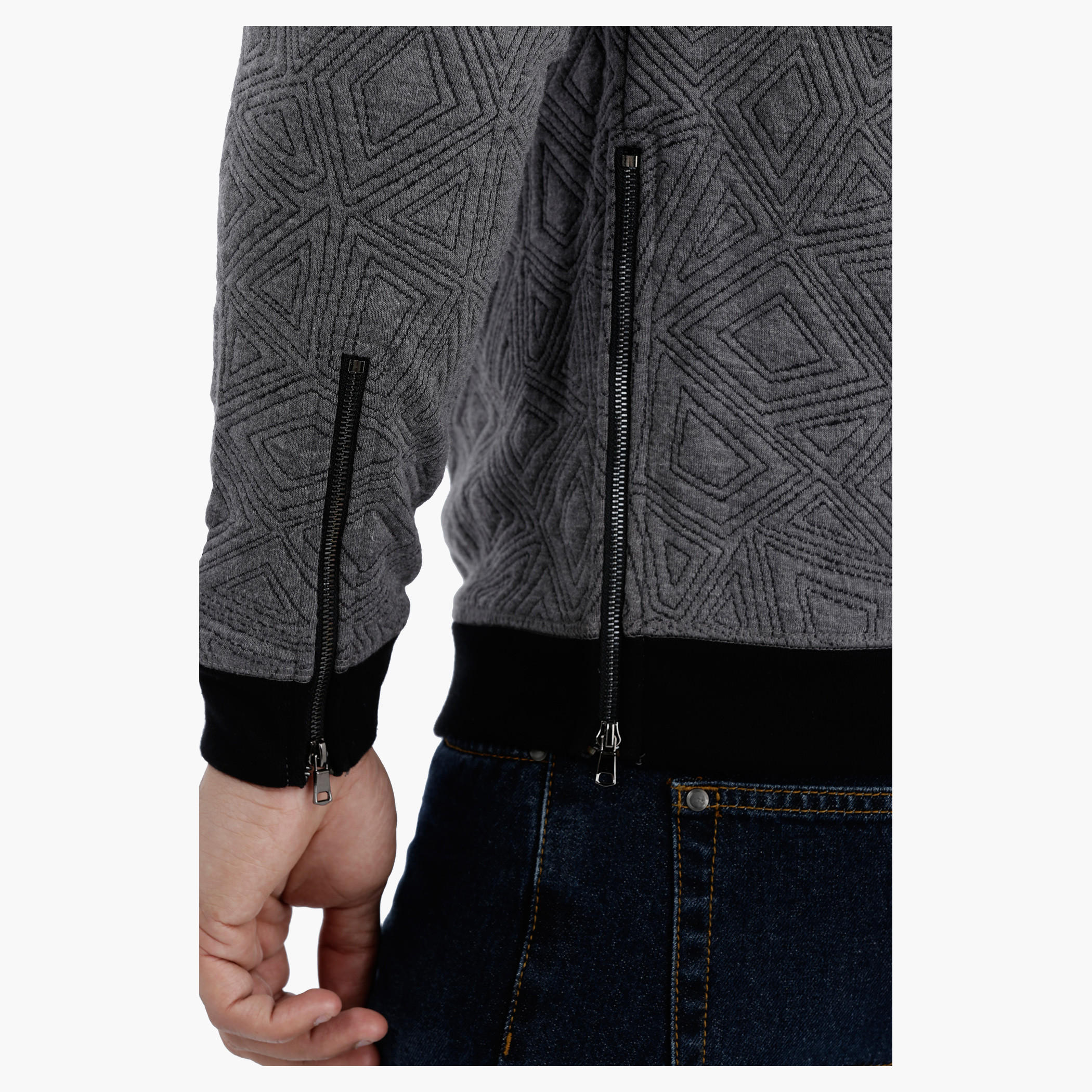 Long Sleeves Textured Sweatshirt-men-winterwear-hoodiesandsweatshirts-image-4