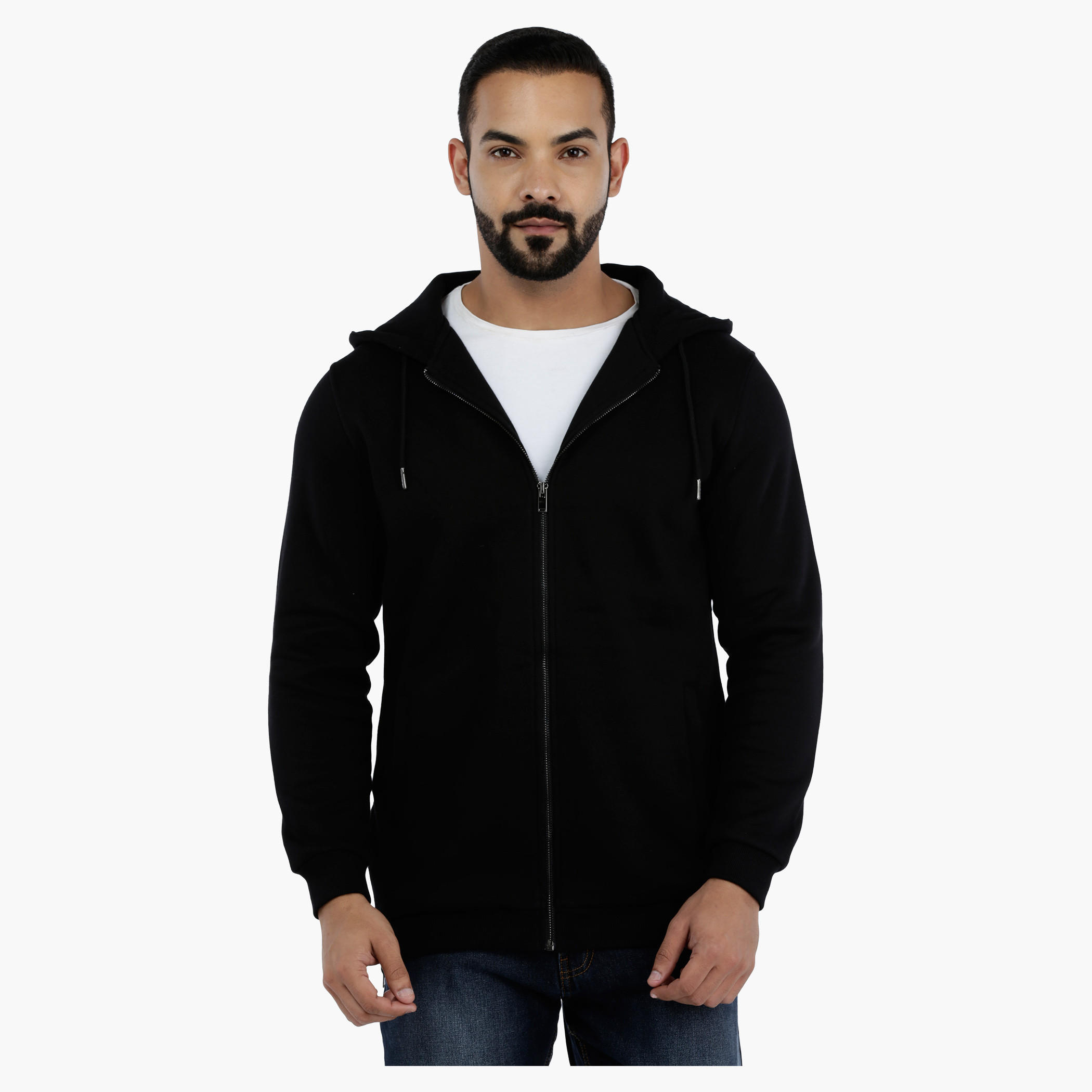 Long Sleeves Sweatshirt with Hood-men-winterwear-hoodiesandsweatshirts-image-1