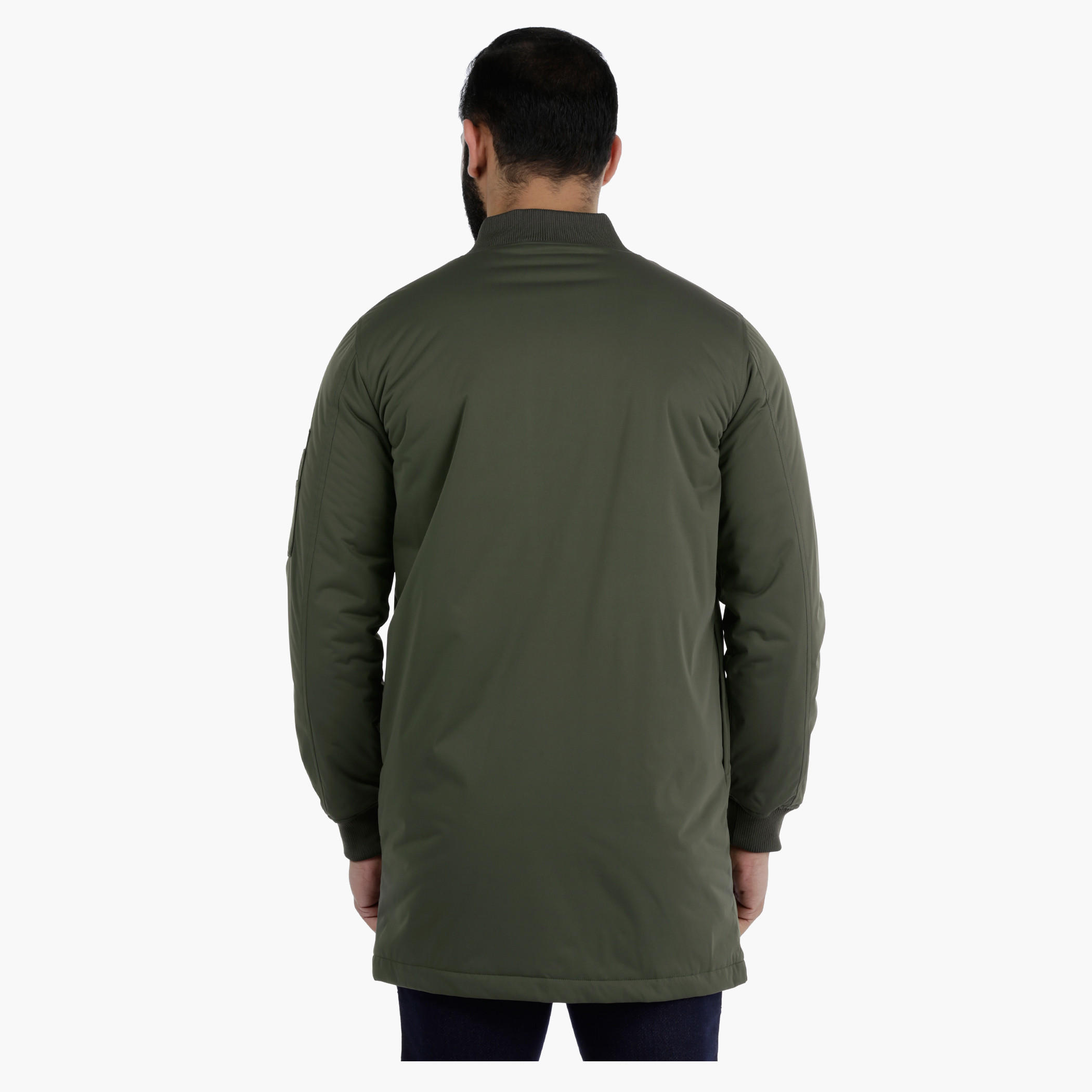 Long Bomber Jacket with Zip Detailing-men-clothing-jacketsandblazers-jackets-image-2