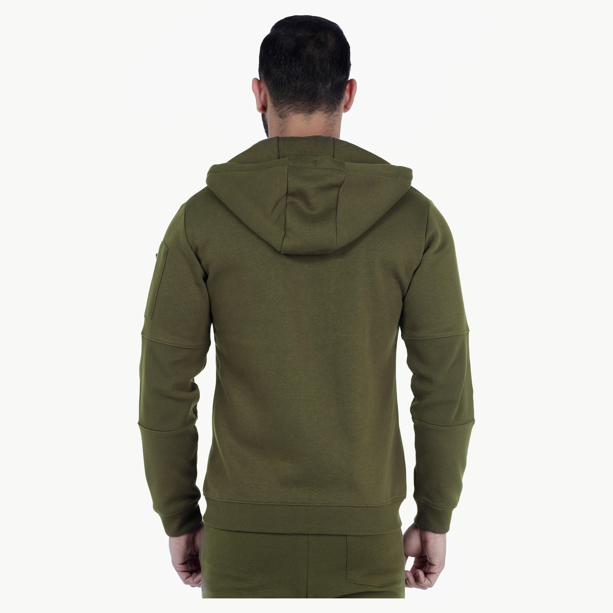 Hooded Sweat Jacket with Long Sleeves-men-winterwear-hoodiesandsweatshirts-image-7