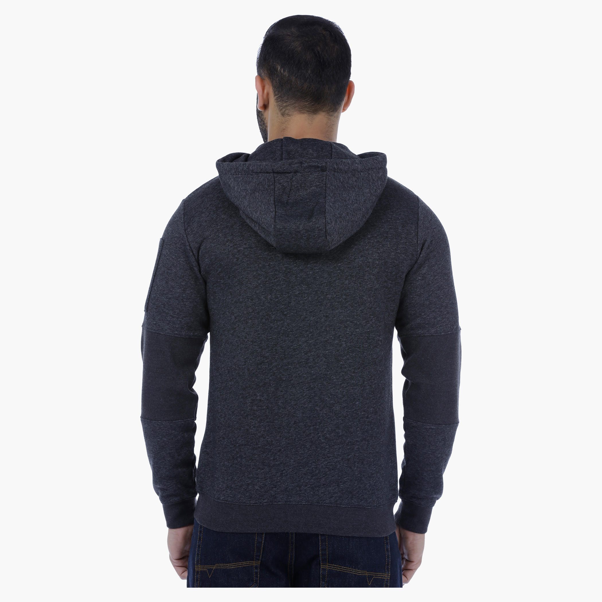 Hooded Long Sleeves Jacket with Drawstring-men-winterwear-hoodiesandsweatshirts-image-4
